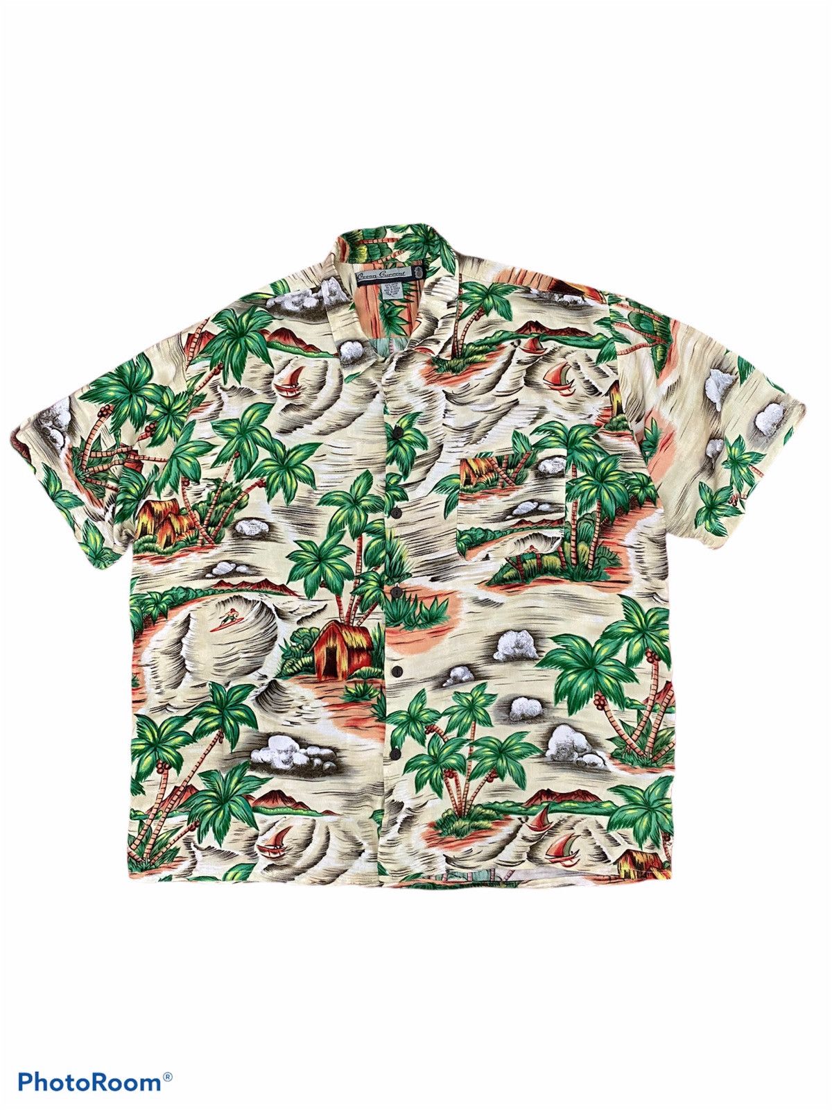 Ocean Current OCEAN CURRENT BUTTON UPS SHIRT NICE HAWAII DESIGN Size US L / EU 52-54 / 3 - 1 Thumbnail