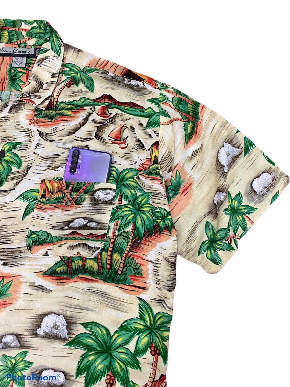 Ocean Current OCEAN CURRENT BUTTON UPS SHIRT NICE HAWAII DESIGN Size US L / EU 52-54 / 3 - 4 Thumbnail