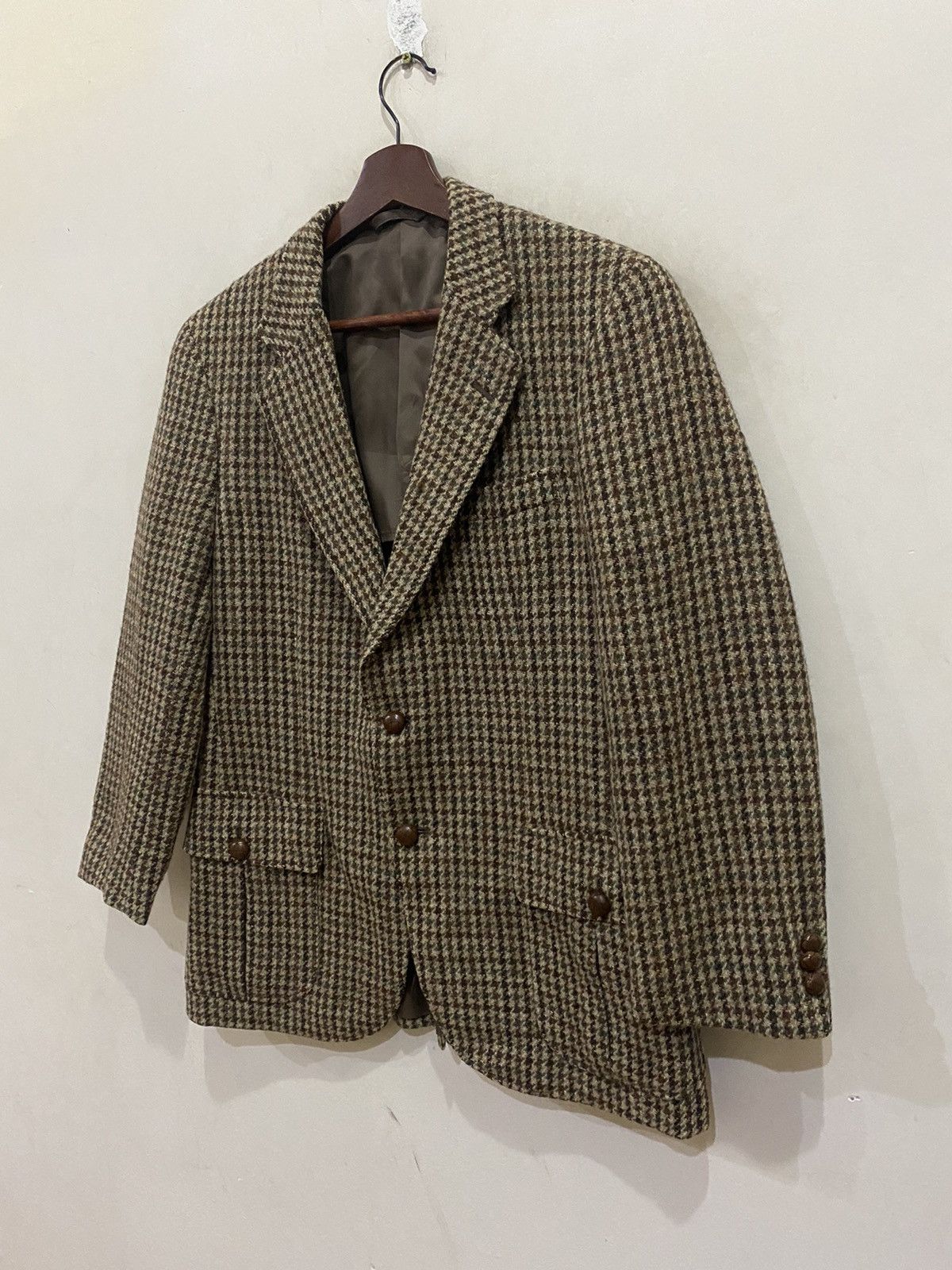 Harris Tweed J.SCHOENEMAN by NEW YORKER x HARRIS TWEED WOOL JACKET Size US M / EU 48-50 / 2 - 2 Thumbnail