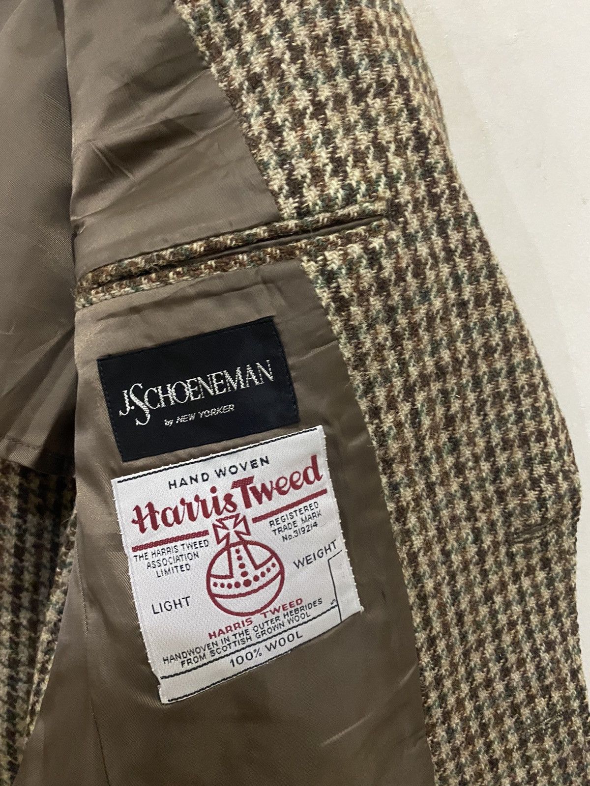 Harris Tweed J.SCHOENEMAN by NEW YORKER x HARRIS TWEED WOOL JACKET Size US M / EU 48-50 / 2 - 10 Thumbnail