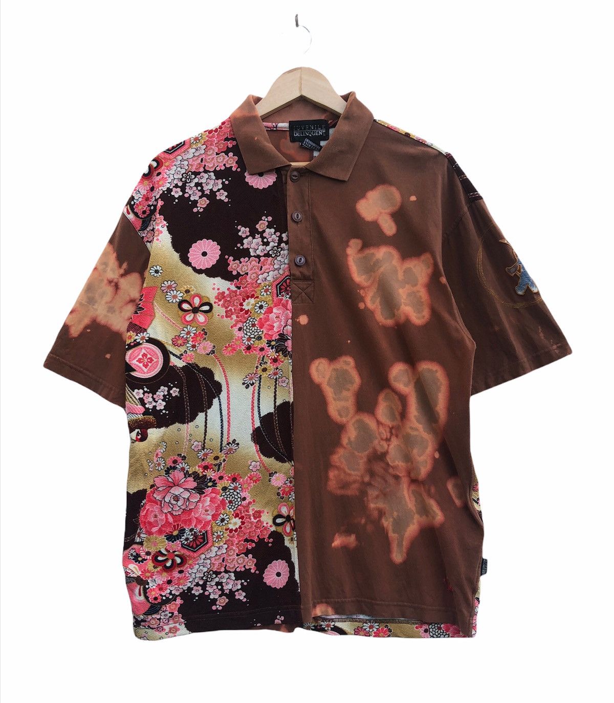 Japanese Brand Japanese Juvenile Delinquent Bleached Shirt Size US XL / EU 56 / 4 - 1 Thumbnail