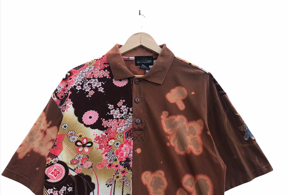 Japanese Brand Japanese Juvenile Delinquent Bleached Shirt Size US XL / EU 56 / 4 - 3 Thumbnail