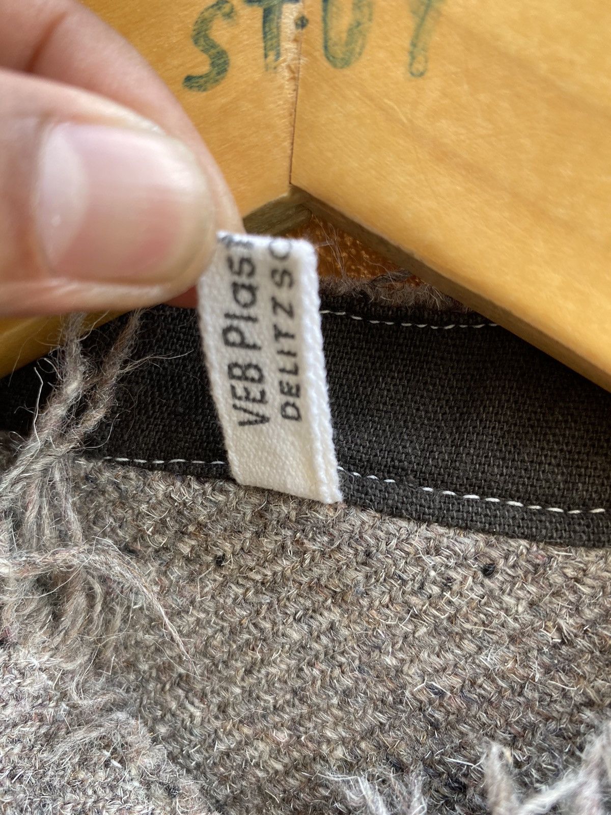 Japanese Brand × Other Full Button Wool Casual Jacket by Veb Plastex Delitzsch Size US M / EU 48-50 / 2 - 6 Thumbnail