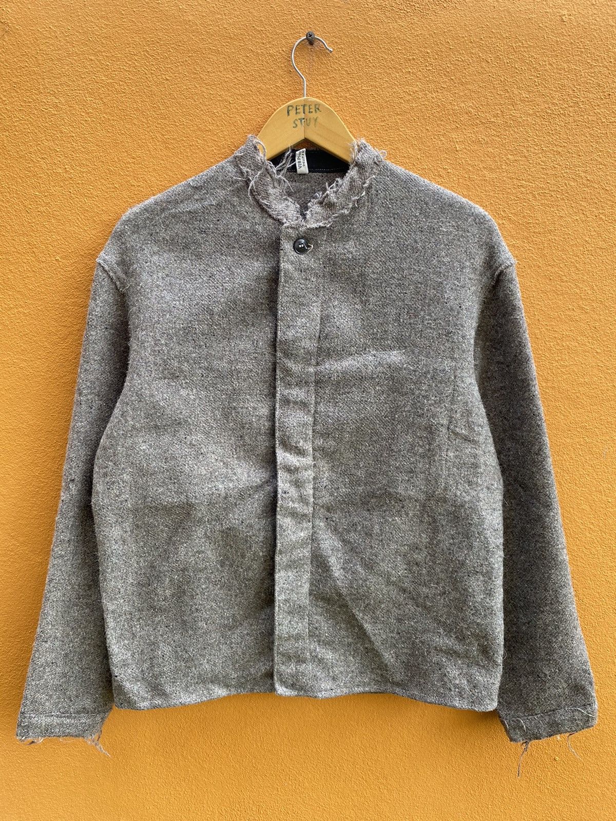 Japanese Brand × Other Full Button Wool Casual Jacket by Veb Plastex Delitzsch Size US M / EU 48-50 / 2 - 1 Thumbnail