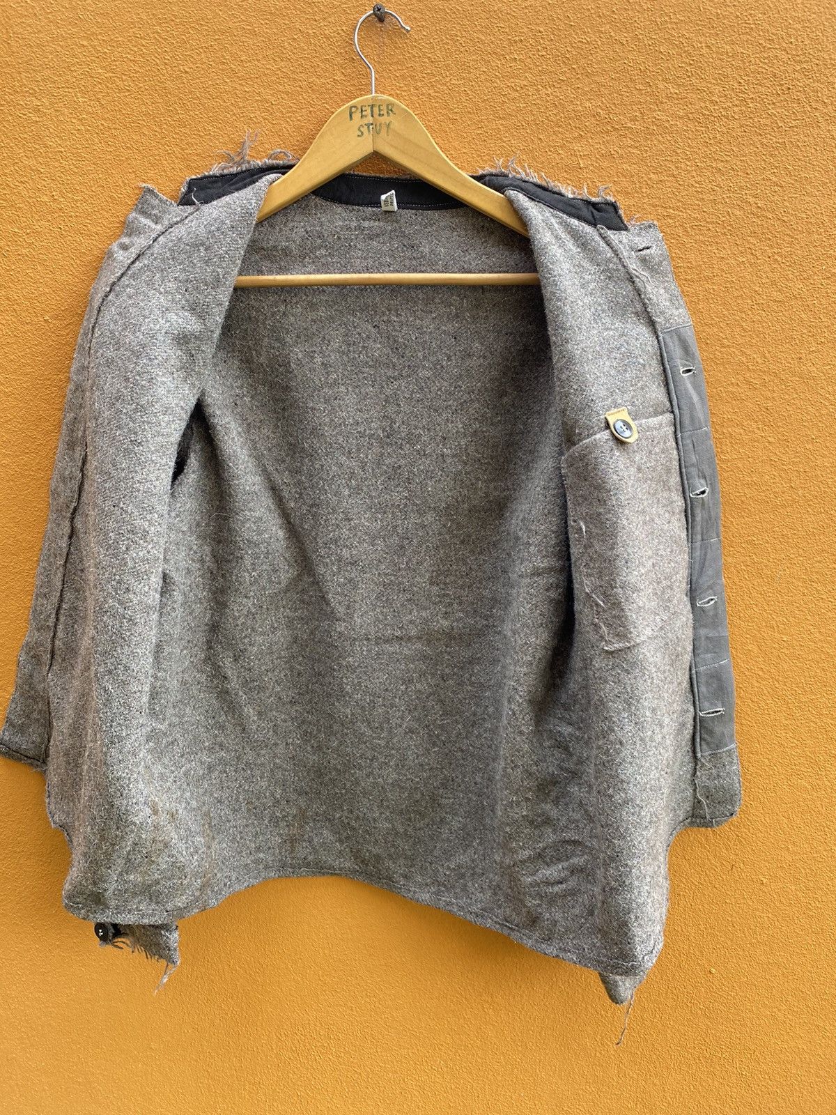 Japanese Brand × Other Full Button Wool Casual Jacket by Veb Plastex Delitzsch Size US M / EU 48-50 / 2 - 7 Thumbnail