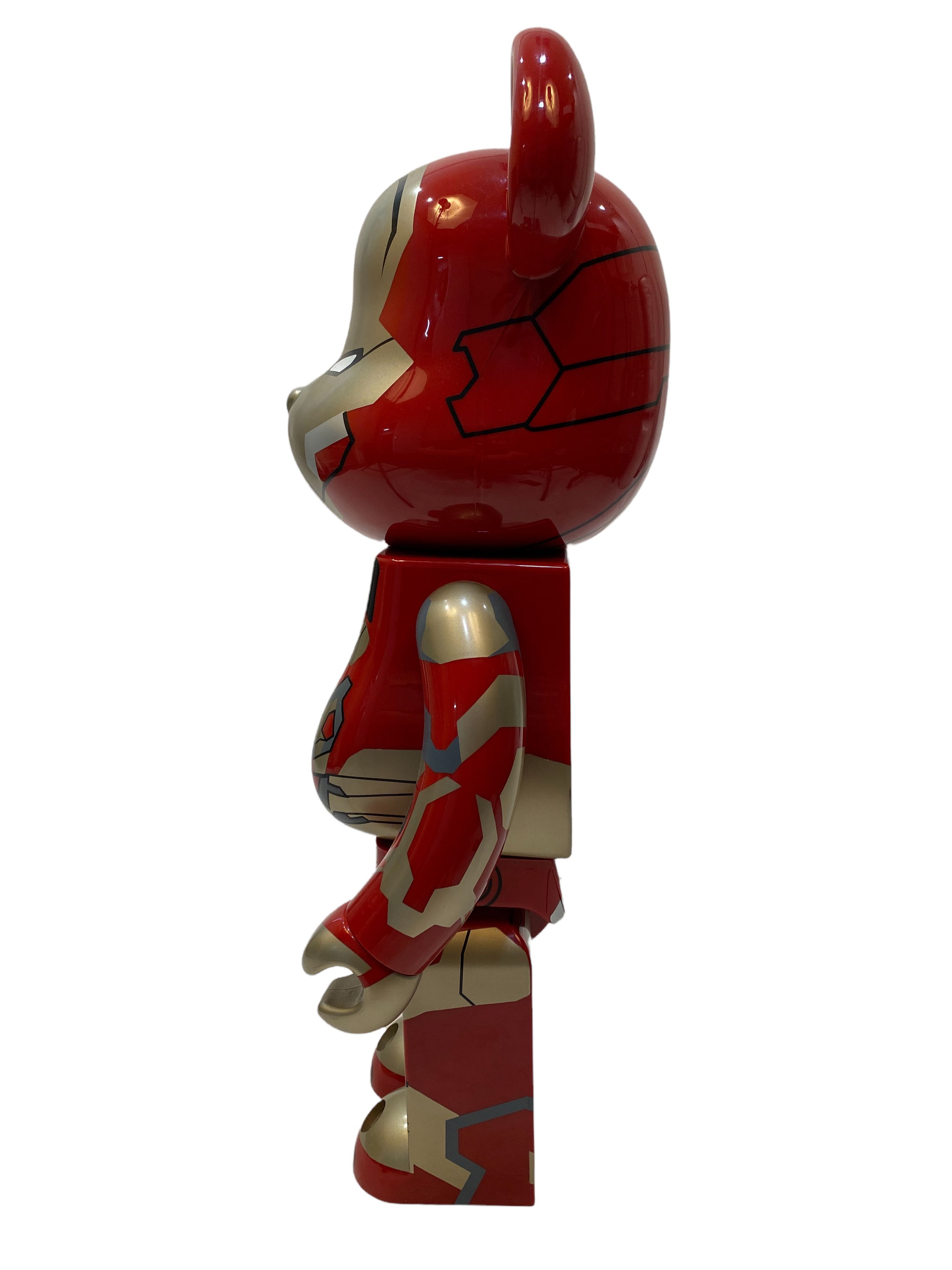 Marvel Comics × Medicom Toy Iron Man 3 Mark XLII 42 1000% Bearbrick Figure Size ONE SIZE - 2 Thumbnail