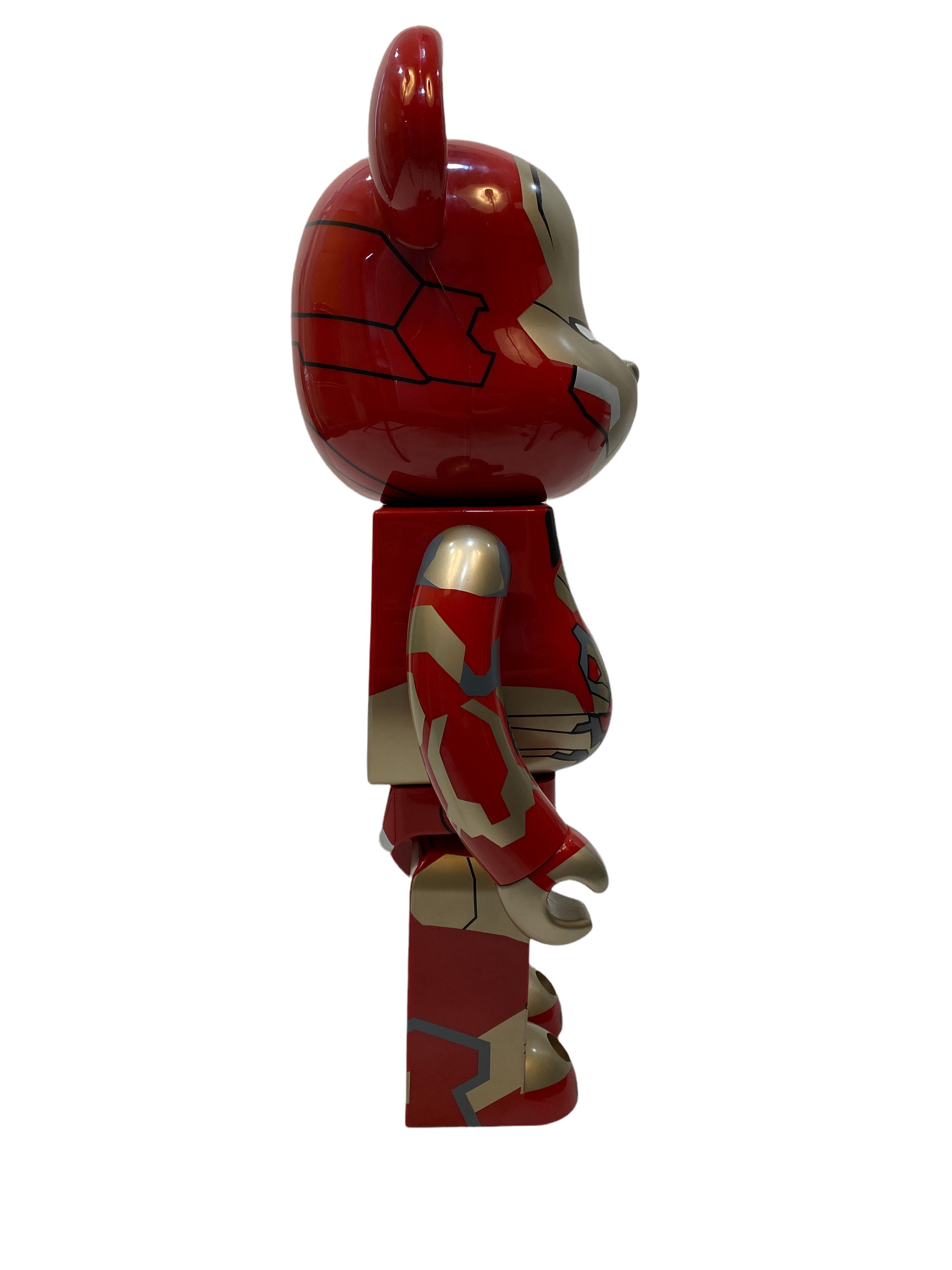 Marvel Comics × Medicom Toy Iron Man 3 Mark XLII 42 1000% Bearbrick Figure Size ONE SIZE - 4 Thumbnail