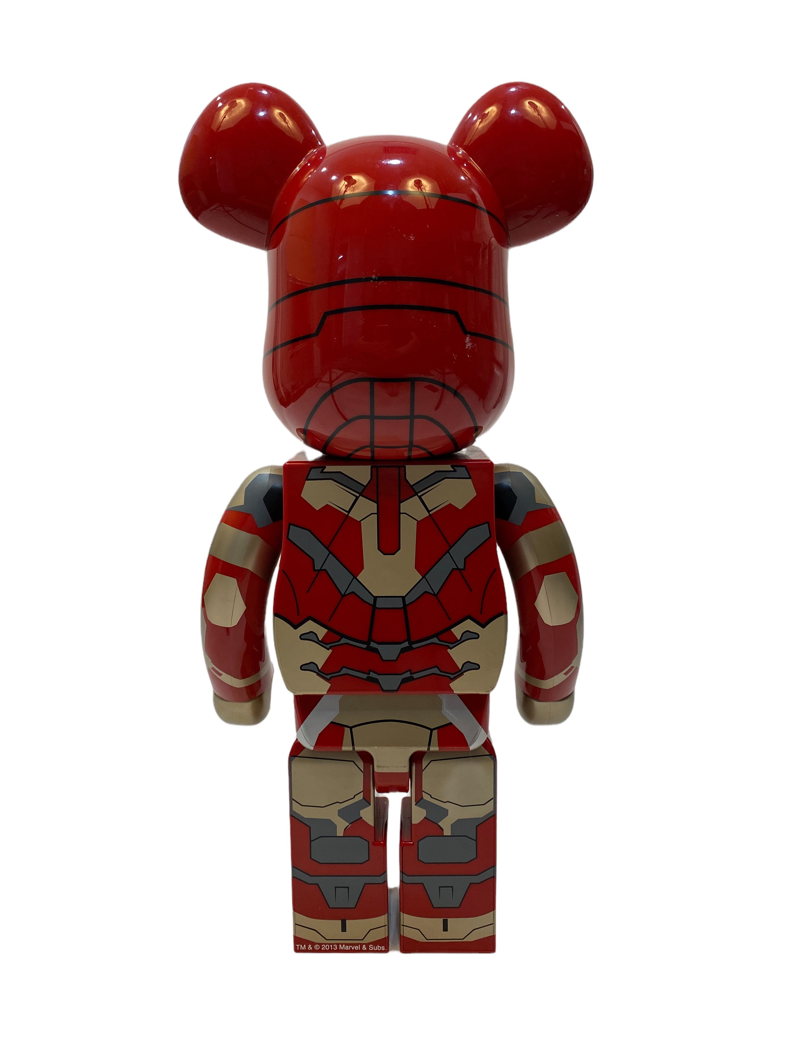 Marvel Comics × Medicom Toy Iron Man 3 Mark XLII 42 1000% Bearbrick Figure Size ONE SIZE - 3 Thumbnail