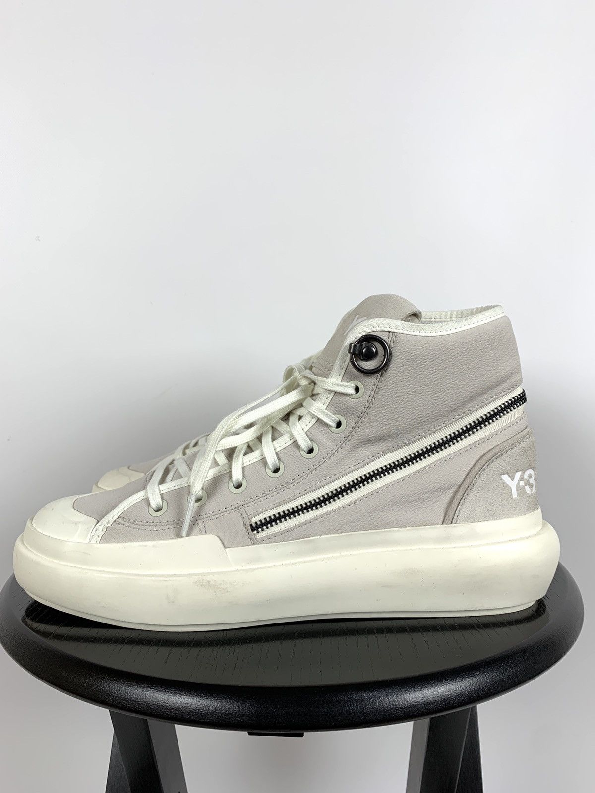 Adidas Adidas x Yohji Yamamoto Y-3 Ajatu Court High Bliss Sneakers Size US 8 / EU 41 - 3 Thumbnail