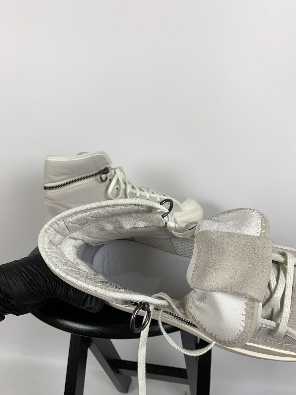 Adidas Adidas x Yohji Yamamoto Y-3 Ajatu Court High Bliss Sneakers Size US 8 / EU 41 - 20 Thumbnail