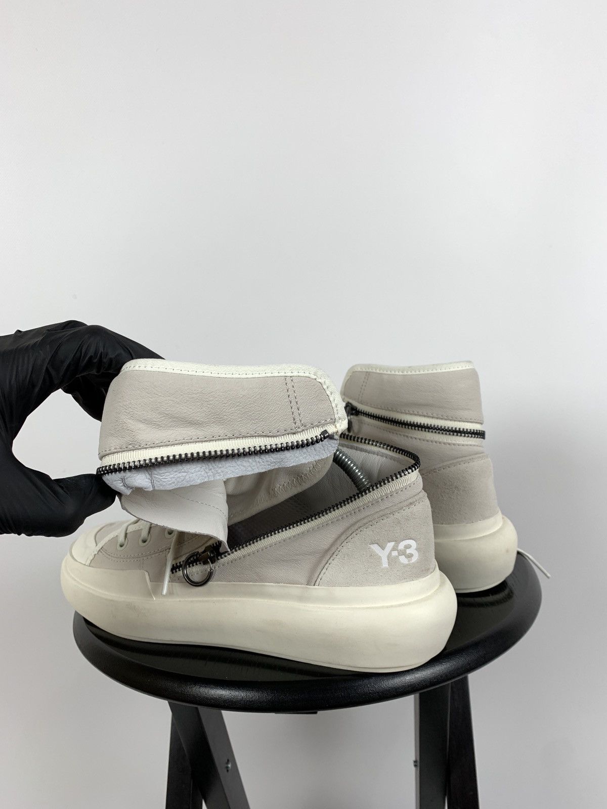 Adidas Adidas x Yohji Yamamoto Y-3 Ajatu Court High Bliss Sneakers Size US 8 / EU 41 - 11 Thumbnail