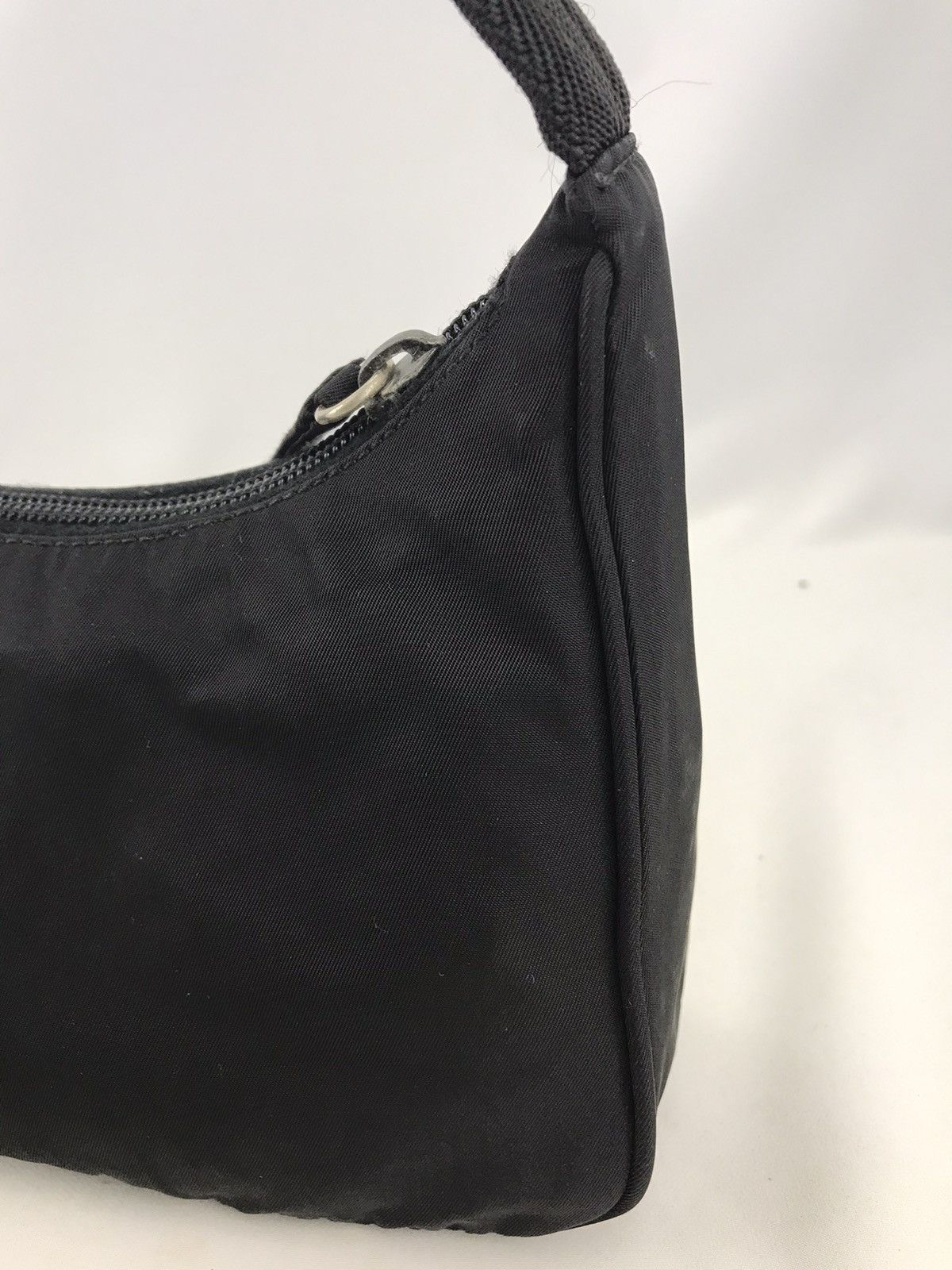 Prada 🔥Hot item🔥Auth Vintage Prada Nylon Hobo Black Size ONE SIZE - 8 Thumbnail