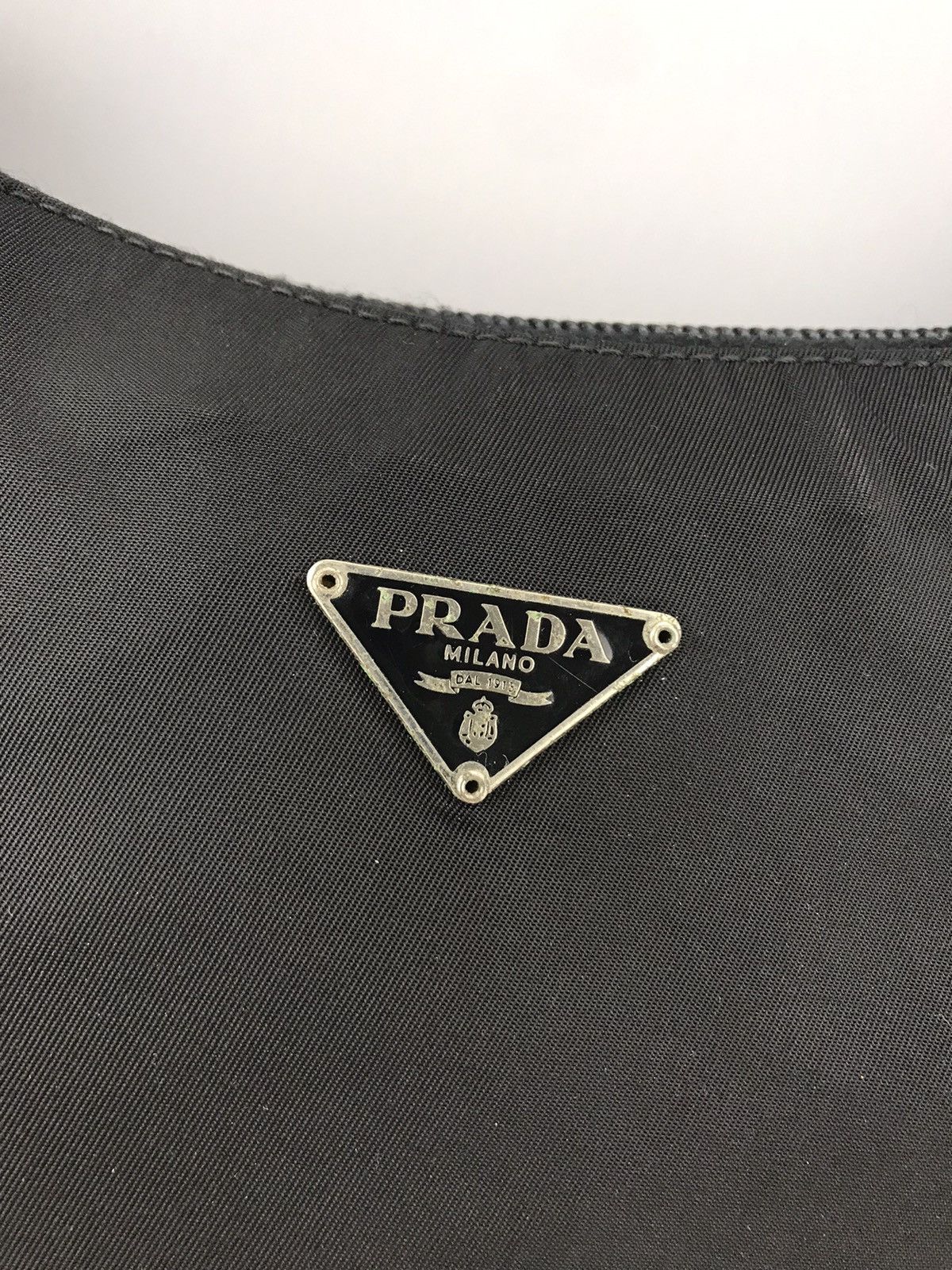 Prada 🔥Hot item🔥Auth Vintage Prada Nylon Hobo Black Size ONE SIZE - 25 Thumbnail