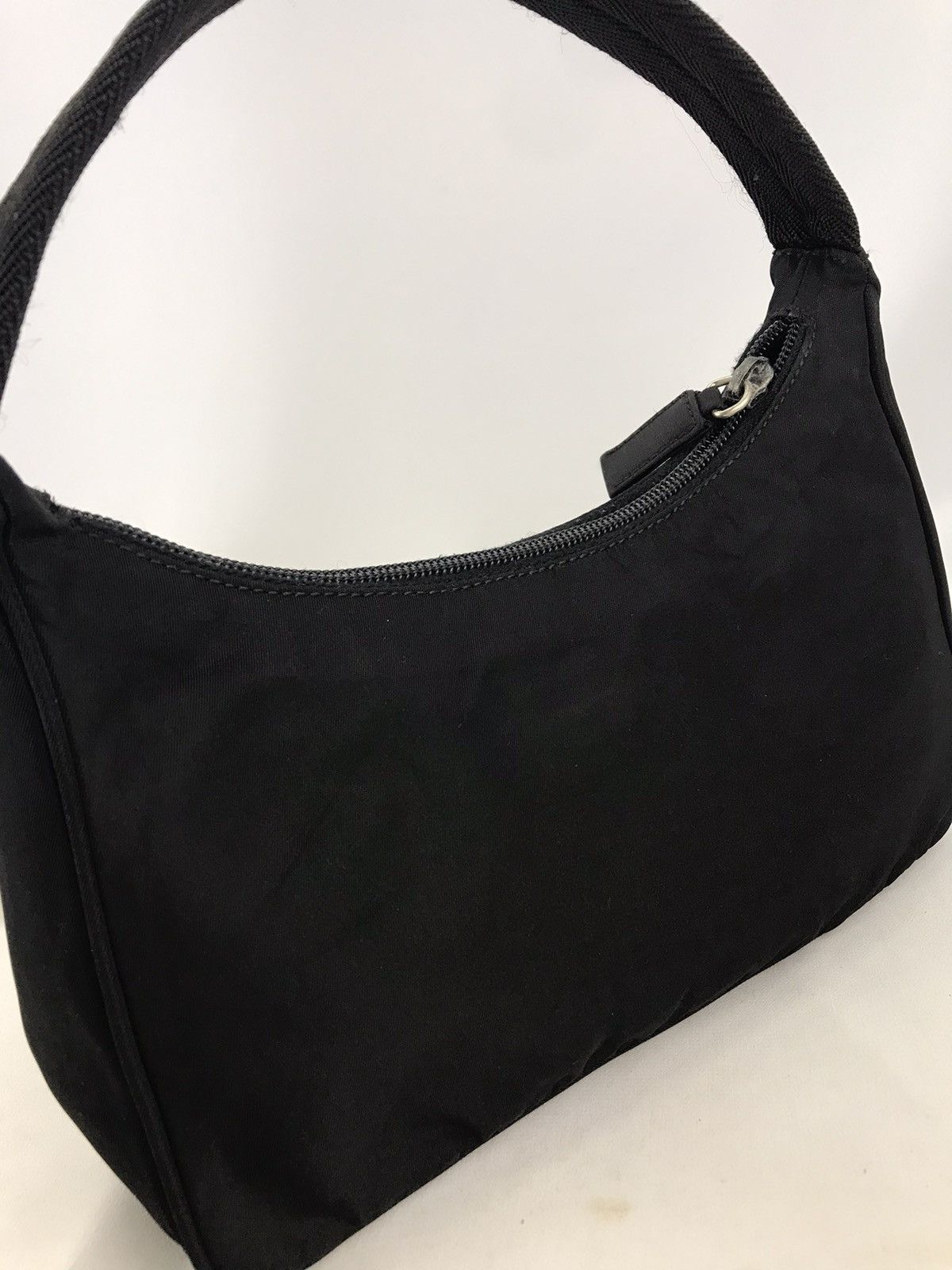 Prada 🔥Hot item🔥Auth Vintage Prada Nylon Hobo Black Size ONE SIZE - 6 Thumbnail