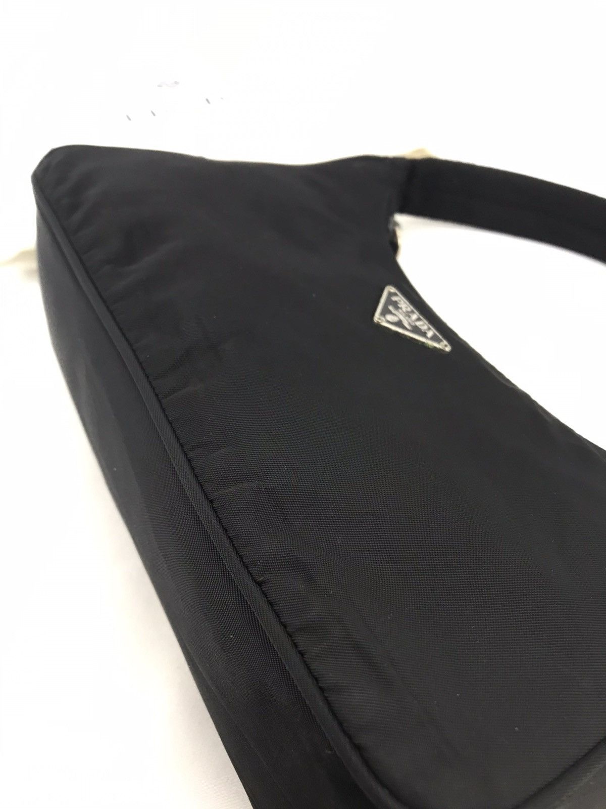 Prada 🔥Hot item🔥Auth Vintage Prada Nylon Hobo Black Size ONE SIZE - 18 Thumbnail