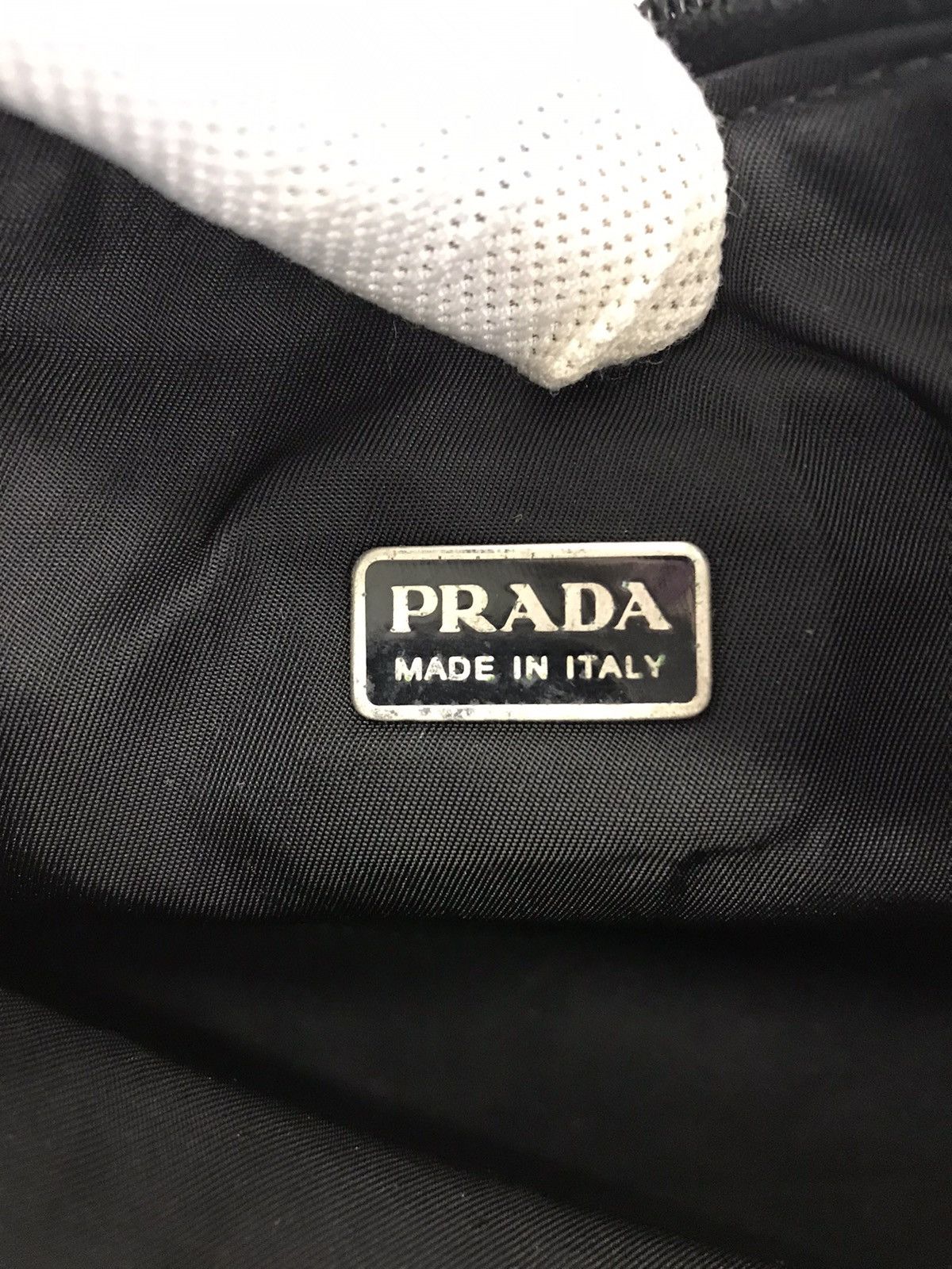Prada 🔥Hot item🔥Auth Vintage Prada Nylon Hobo Black Size ONE SIZE - 20 Thumbnail