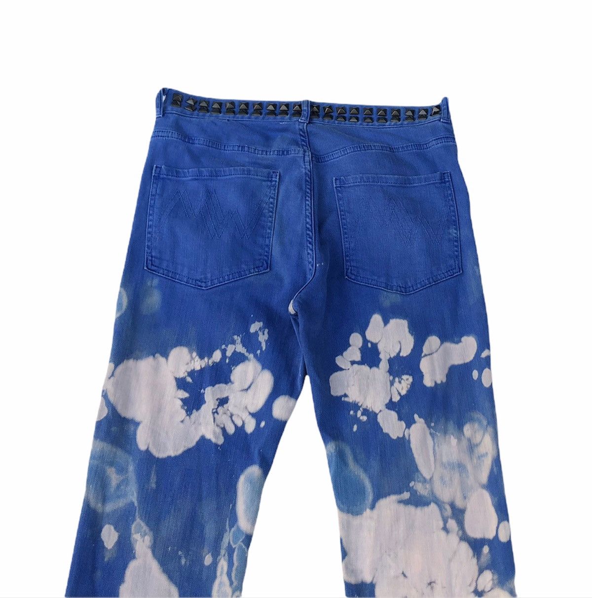 Japanese Brand 🔥Mega Rare🔥Matthew Williamson Custom Polar Bleached Jeans Size US 32 / EU 48 - 8 Thumbnail