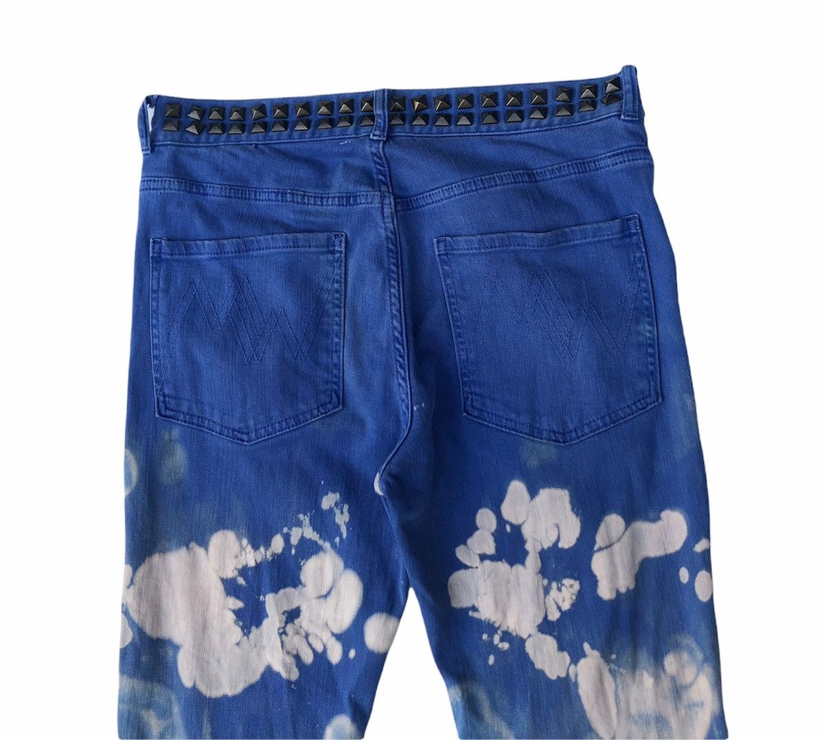 Japanese Brand 🔥Mega Rare🔥Matthew Williamson Custom Polar Bleached Jeans Size US 32 / EU 48 - 7 Thumbnail