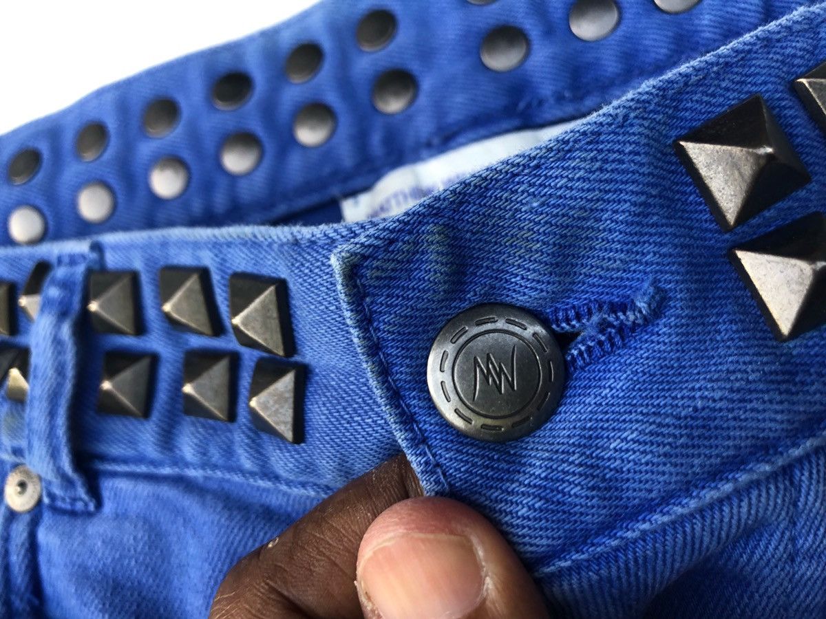 Japanese Brand 🔥Mega Rare🔥Matthew Williamson Custom Polar Bleached Jeans Size US 32 / EU 48 - 11 Thumbnail