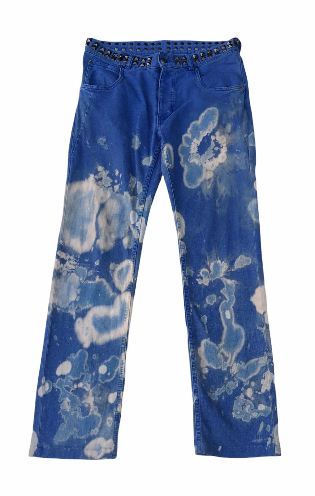 🔥Mega Rare🔥Matthew Williamson Custom Polar Bleached Jeans