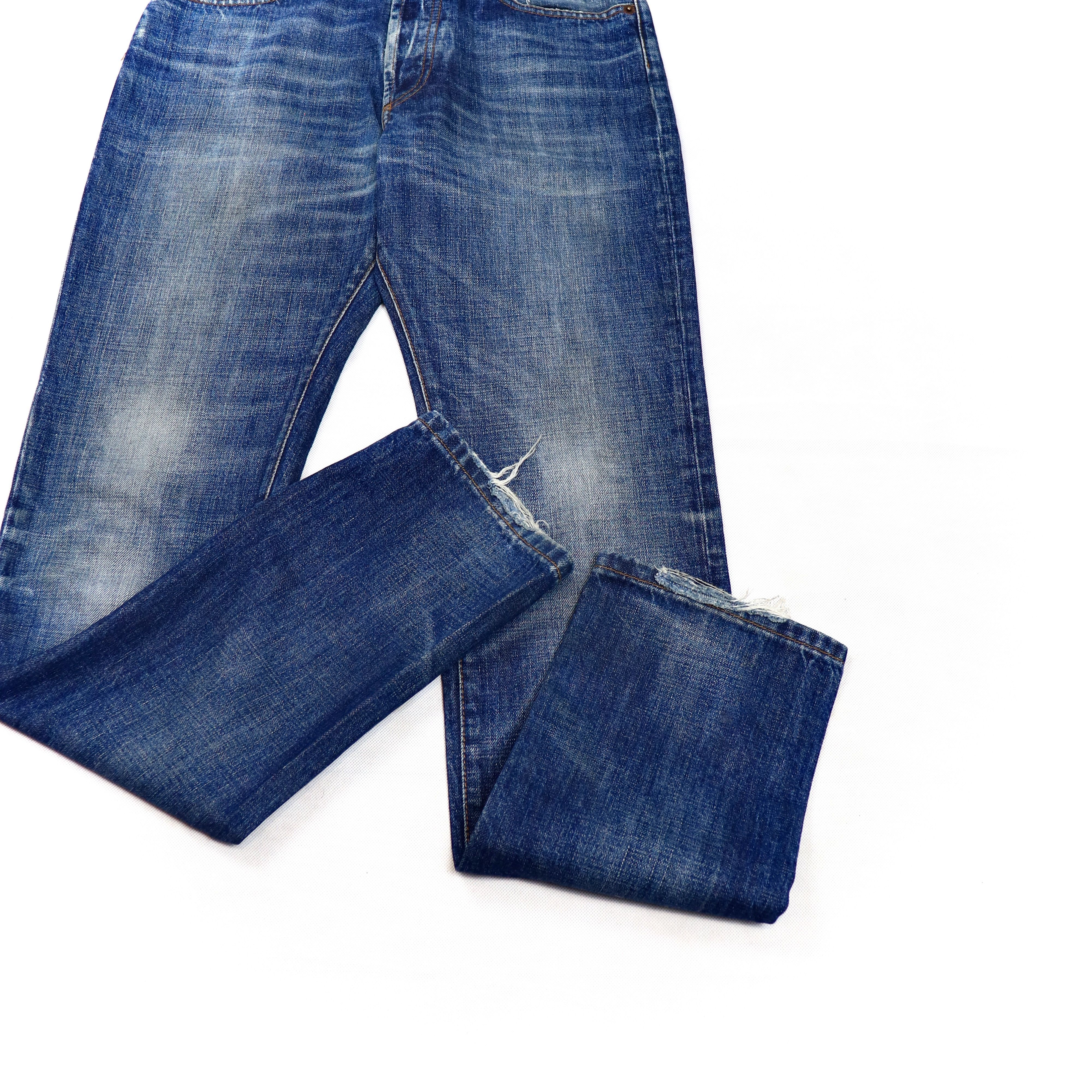Dolce & Gabbana D&G Faded Distressed Classic Jeans Size US 30 / EU 46 - 3 Thumbnail