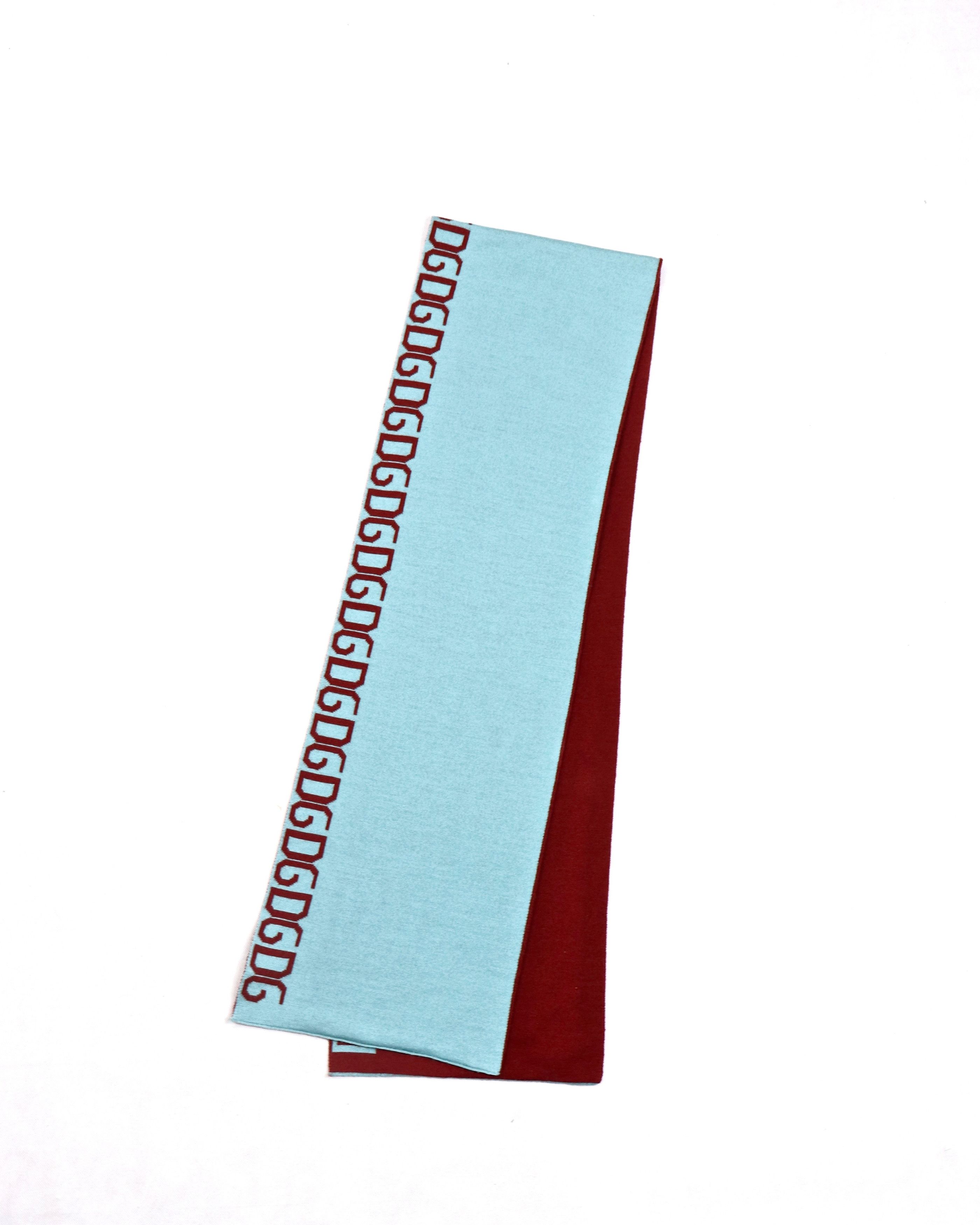 Dolce & Gabbana D&G Monogram Reversible Wool Scarf Size ONE SIZE - 1 Thumbnail