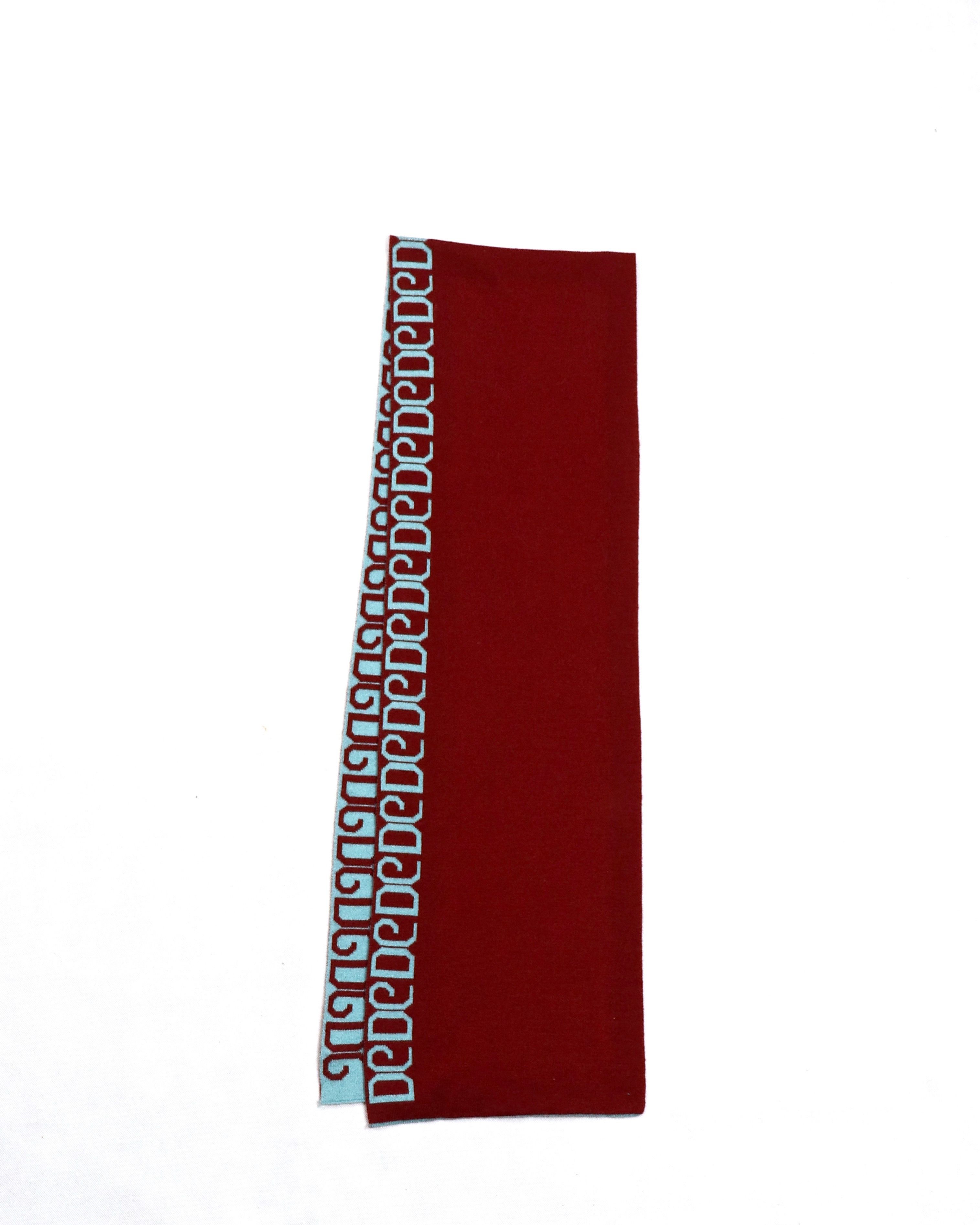 Dolce & Gabbana D&G Monogram Reversible Wool Scarf Size ONE SIZE - 2 Thumbnail