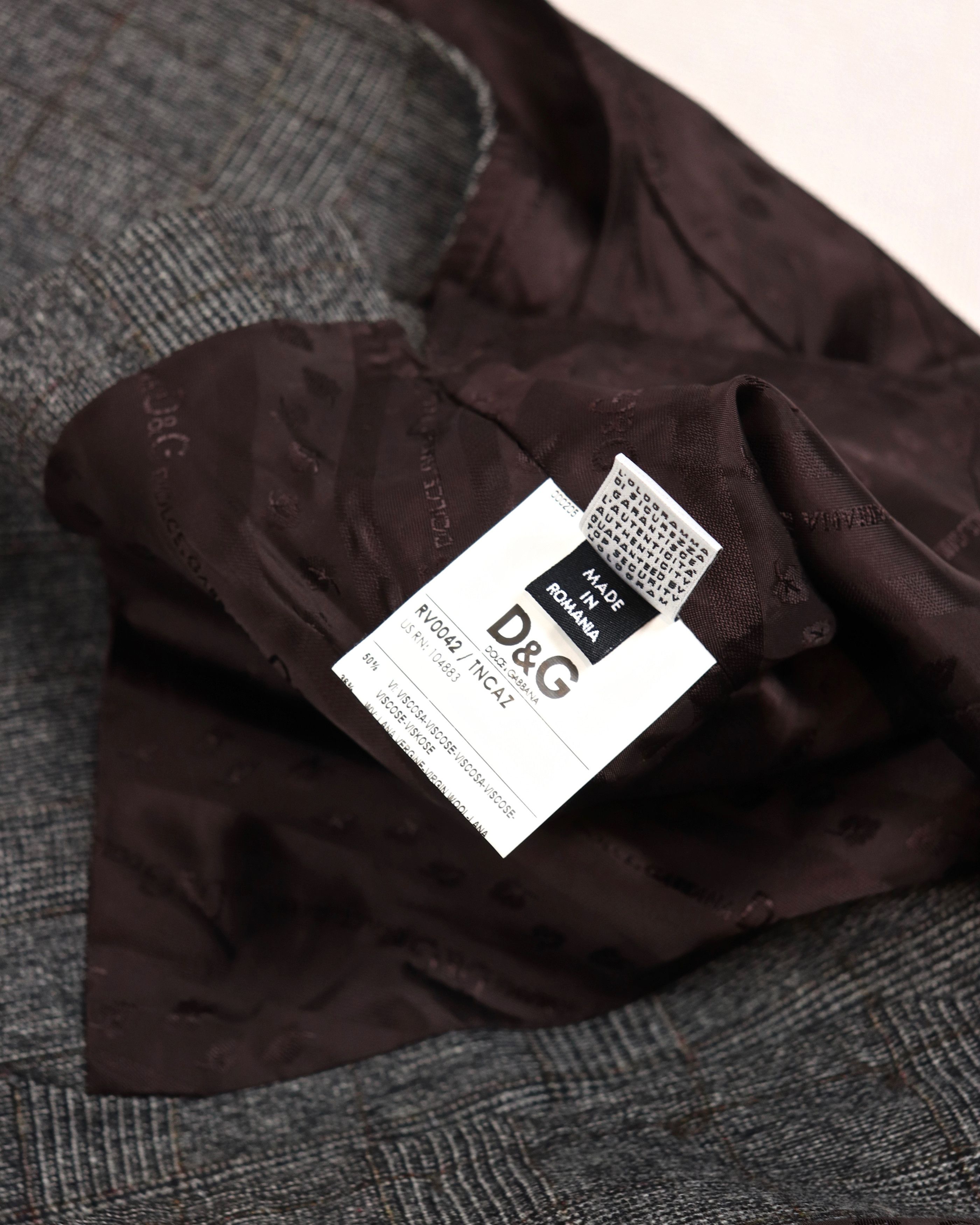 Dolce & Gabbana D&G Classic Wool Silk Vest Size US M / EU 48-50 / 2 - 6 Thumbnail
