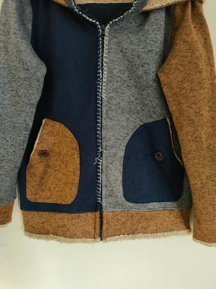 Japanese Brand × Vintage Vintage Power to the People Culture Mix Hoodie Full Zippup Size US M / EU 48-50 / 2 - 5 Thumbnail