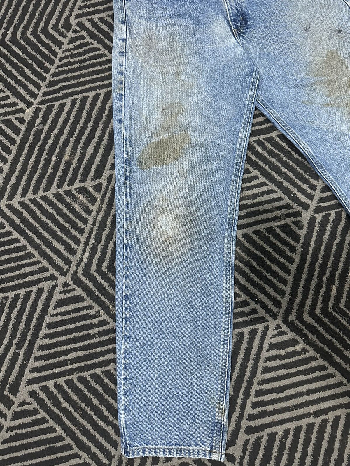 Carhartt × Vintage Vintage CARHARTT Carpenter Distressed Denim Jeans Size US 34 / EU 50 - 4 Thumbnail