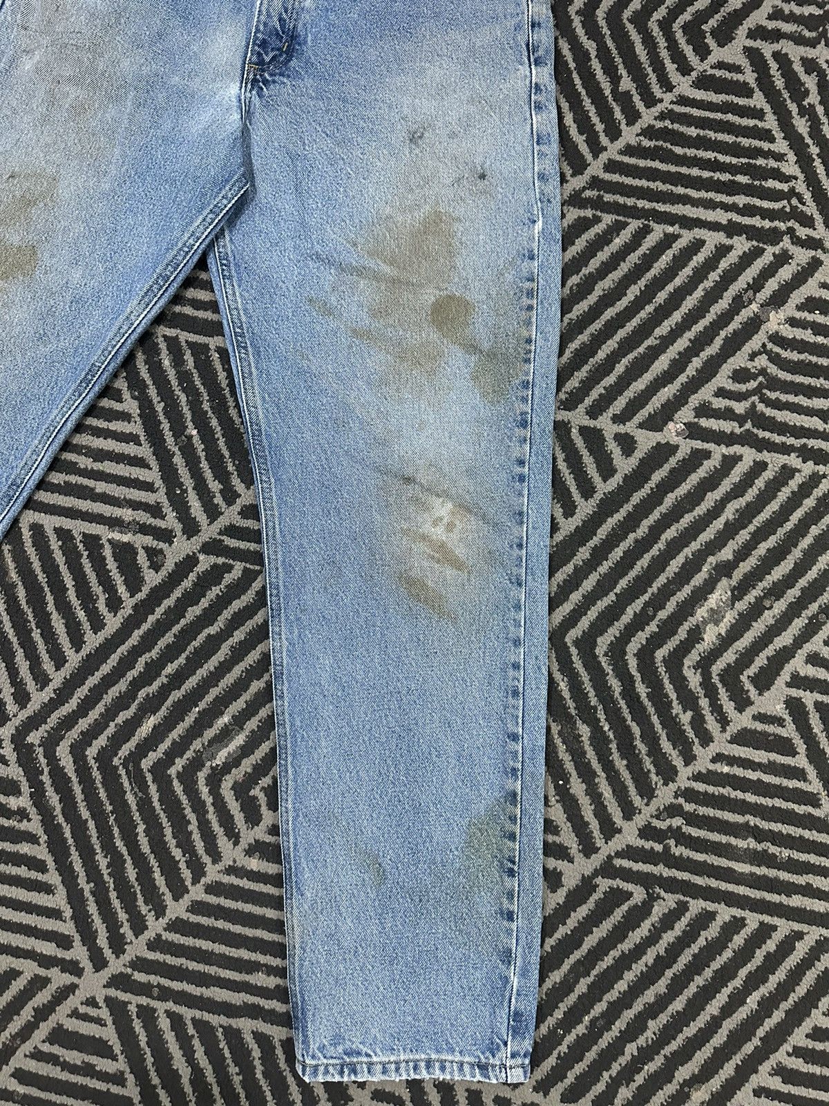 Carhartt × Vintage Vintage CARHARTT Carpenter Distressed Denim Jeans Size US 34 / EU 50 - 5 Thumbnail