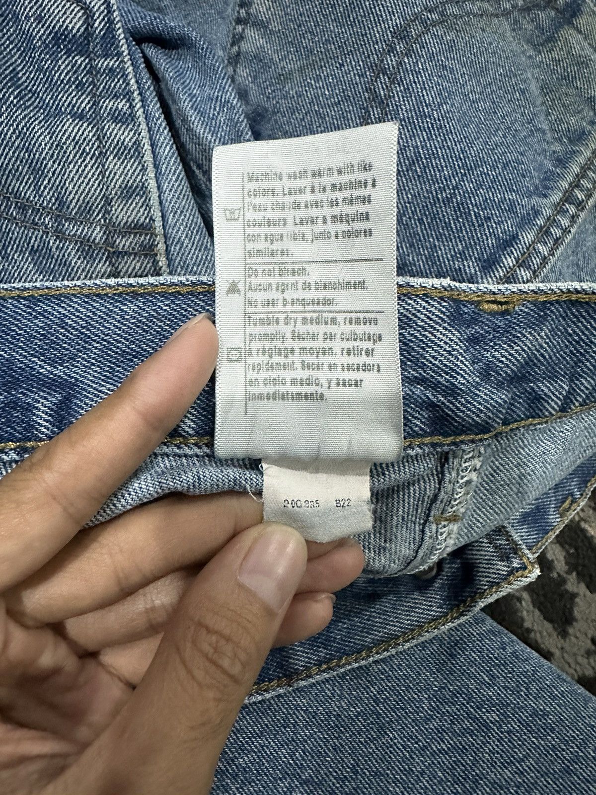 Carhartt × Vintage Vintage CARHARTT Carpenter Distressed Denim Jeans Size US 34 / EU 50 - 14 Thumbnail