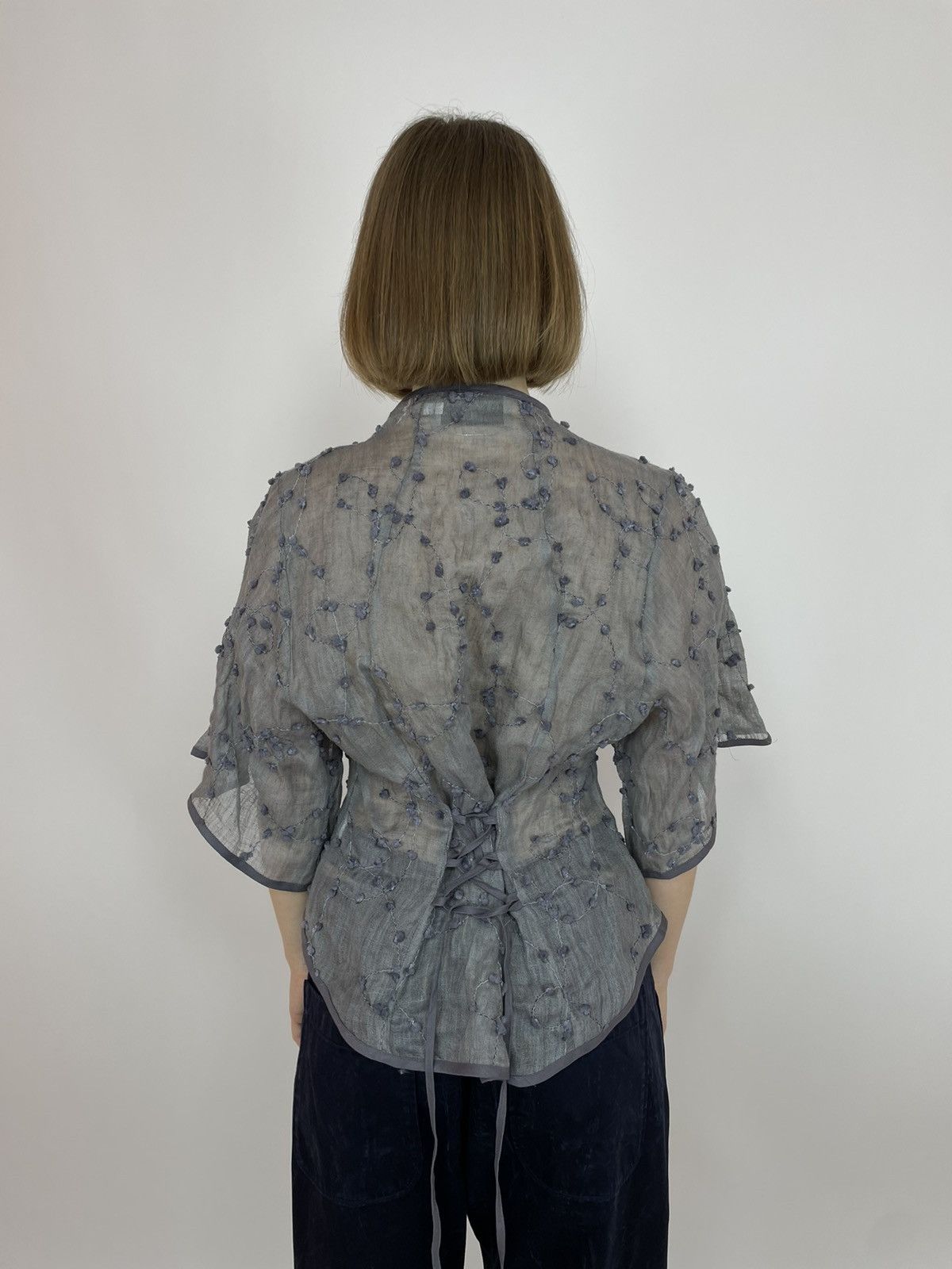 Designer PAGAN POETRY Blouse Knit Cotton/silk/metal T-shirt size 1 Size M / US 6-8 / IT 42-44 - 9 Thumbnail