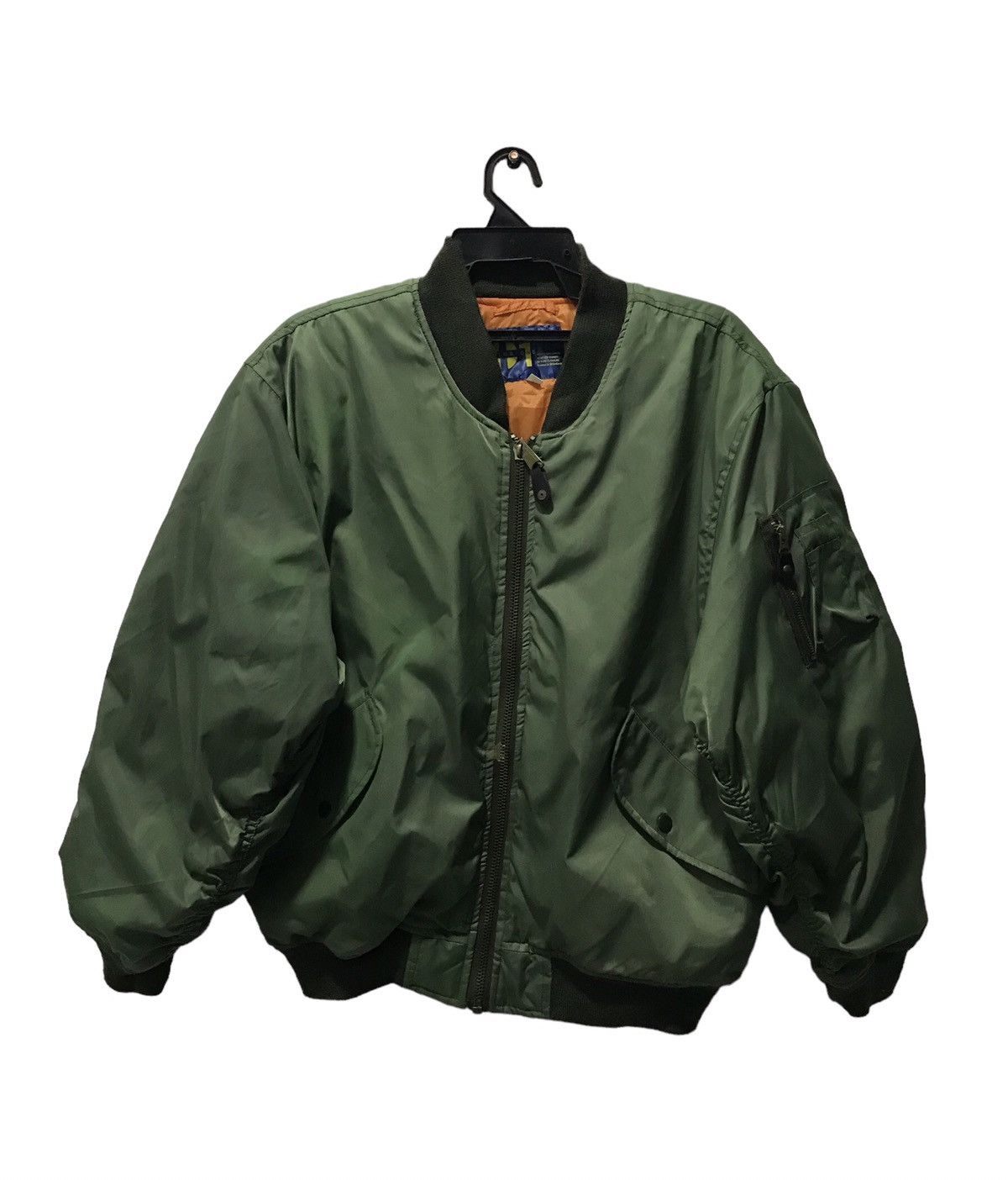 image of Bomber Jacket x Plus One Clothing Plus One By Wingel Jacket in Green, Men's (Size Large)