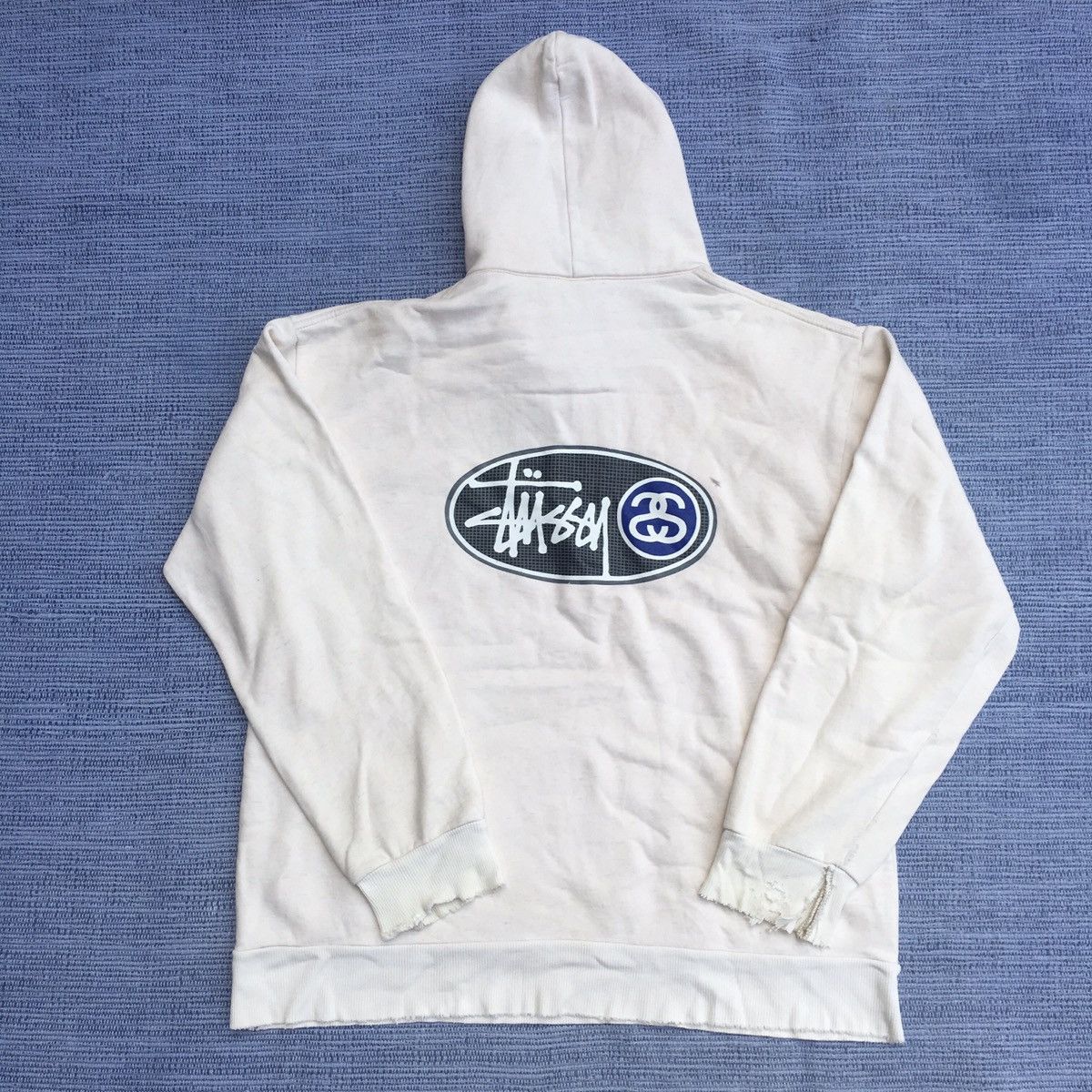 Stussy vintage distressed hoodie Size US L / EU 52-54 / 3 - 7 Thumbnail