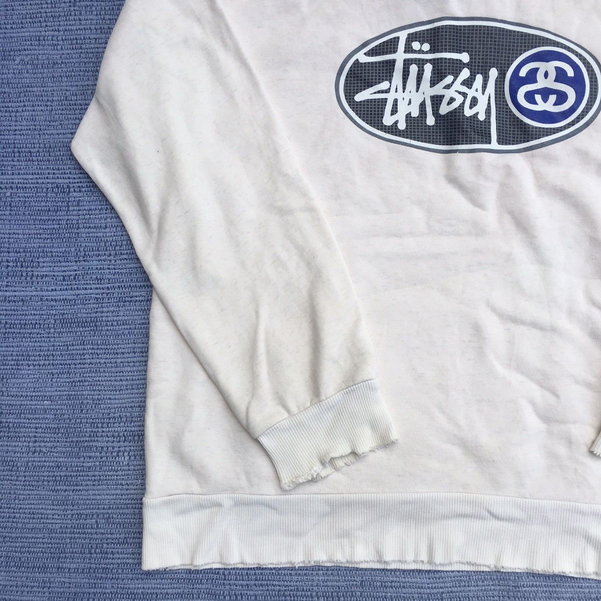 Stussy vintage distressed hoodie Size US L / EU 52-54 / 3 - 10 Thumbnail