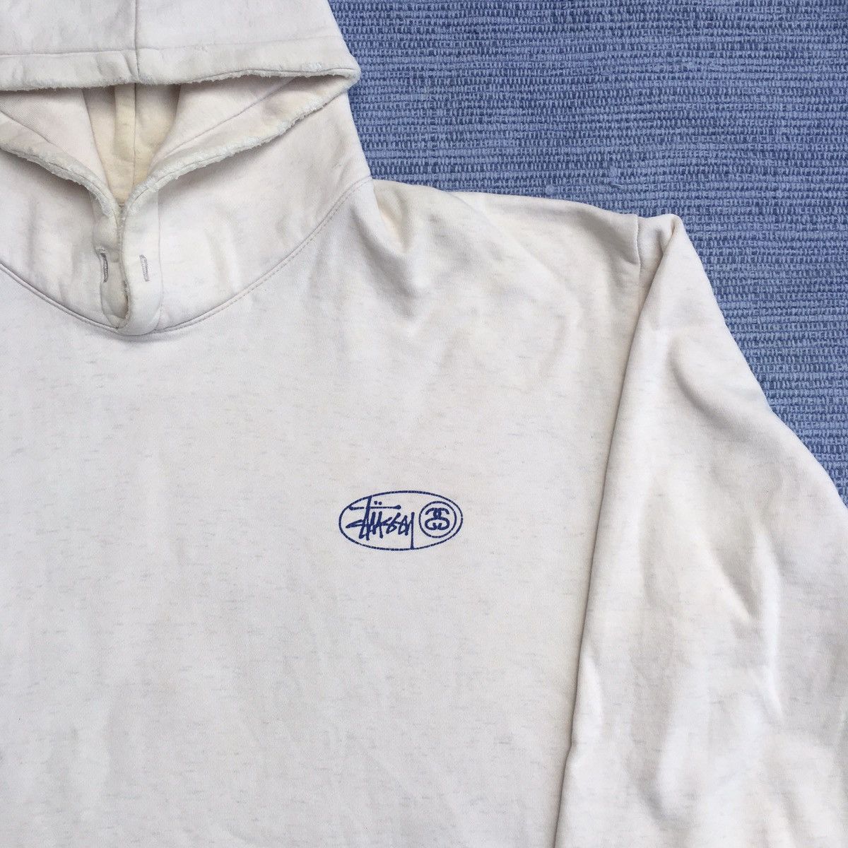 Stussy vintage distressed hoodie Size US L / EU 52-54 / 3 - 3 Thumbnail