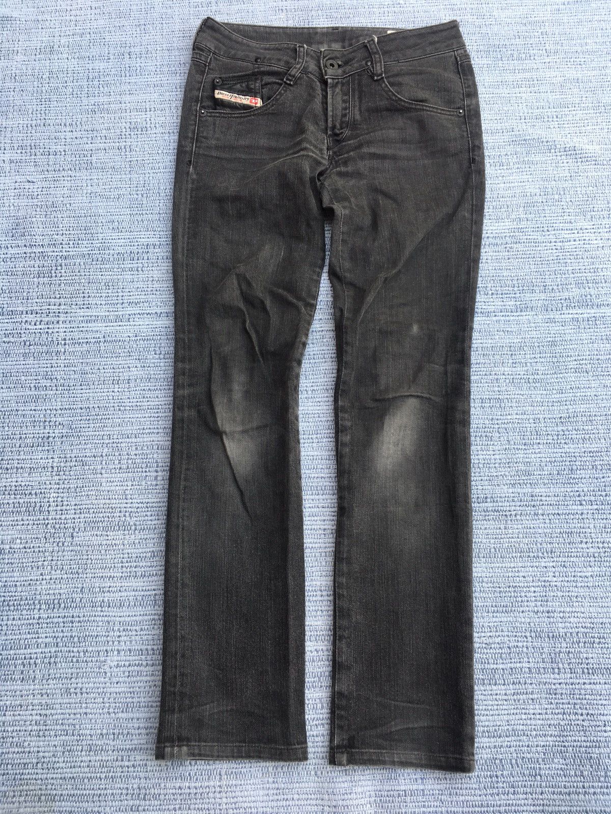 image of Diesel Clush Jeans W24 L32 in Black, Men's (Size 26)