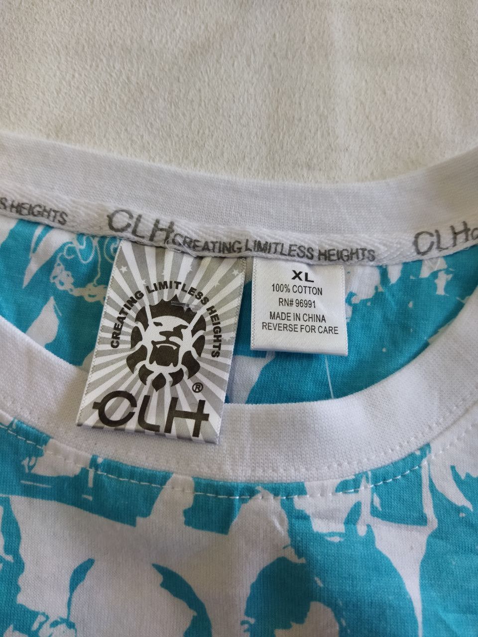 Japanese Brand CLH Creating Limitless Heights Overprint Rap Tees Size US XL / EU 56 / 4 - 4 Thumbnail