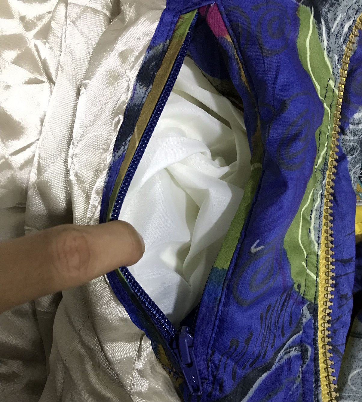 Japanese Brand × Vintage VINTAGE SILVY JACKET COLOURFULL DESIGN Size US XL / EU 56 / 4 - 16 Thumbnail