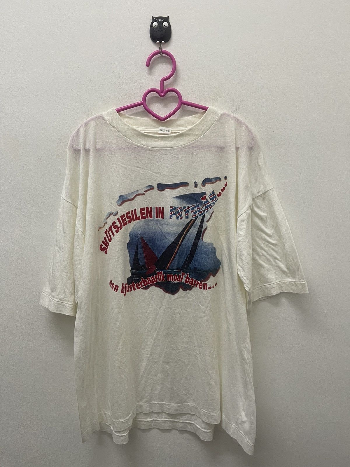 Vintage Rare Vintage SKUTSJESILEN IN FRYSLAN Promo Tee Size US XL / EU 56 / 4 - 1 Thumbnail