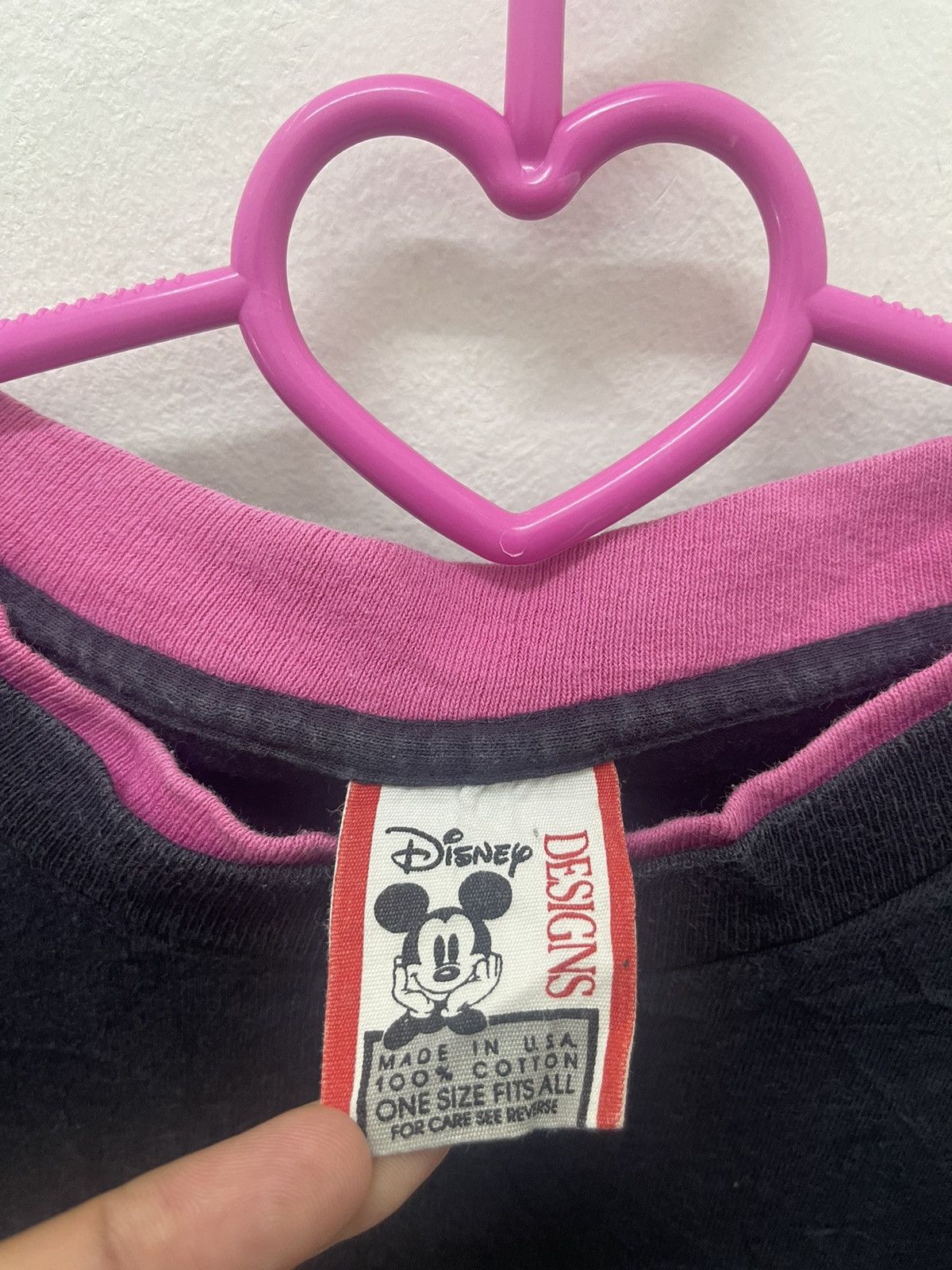 Disney Rare Vintage MICKEY MOUSE Spell Out Big Logo Disney Tee Size US L / EU 52-54 / 3 - 4 Thumbnail