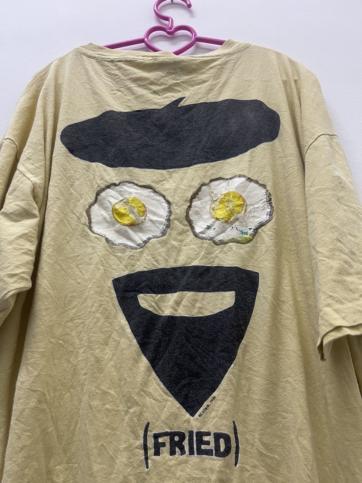 Vintage Rare Vintage BEATNIK Brand Fried 1996 Tee Size US XL / EU 56 / 4 - 2 Thumbnail