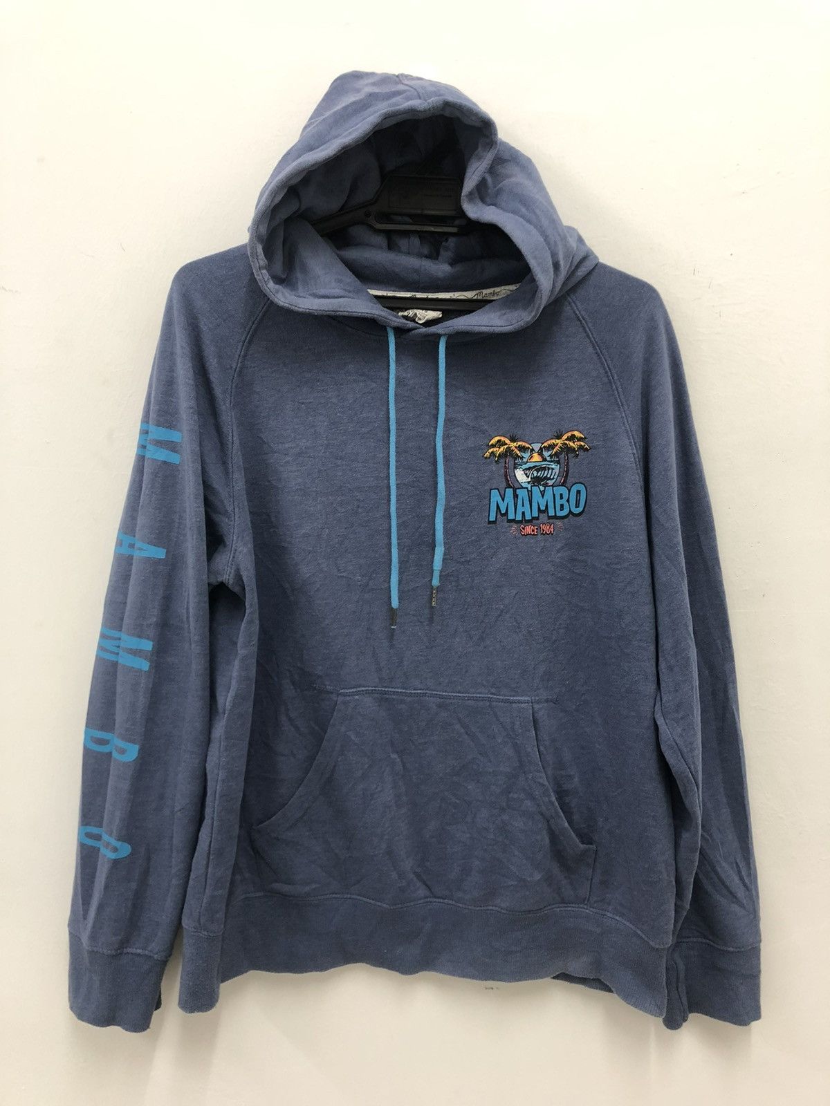 Rare MAMBO Spell Out Big Logo Hooded Sweater