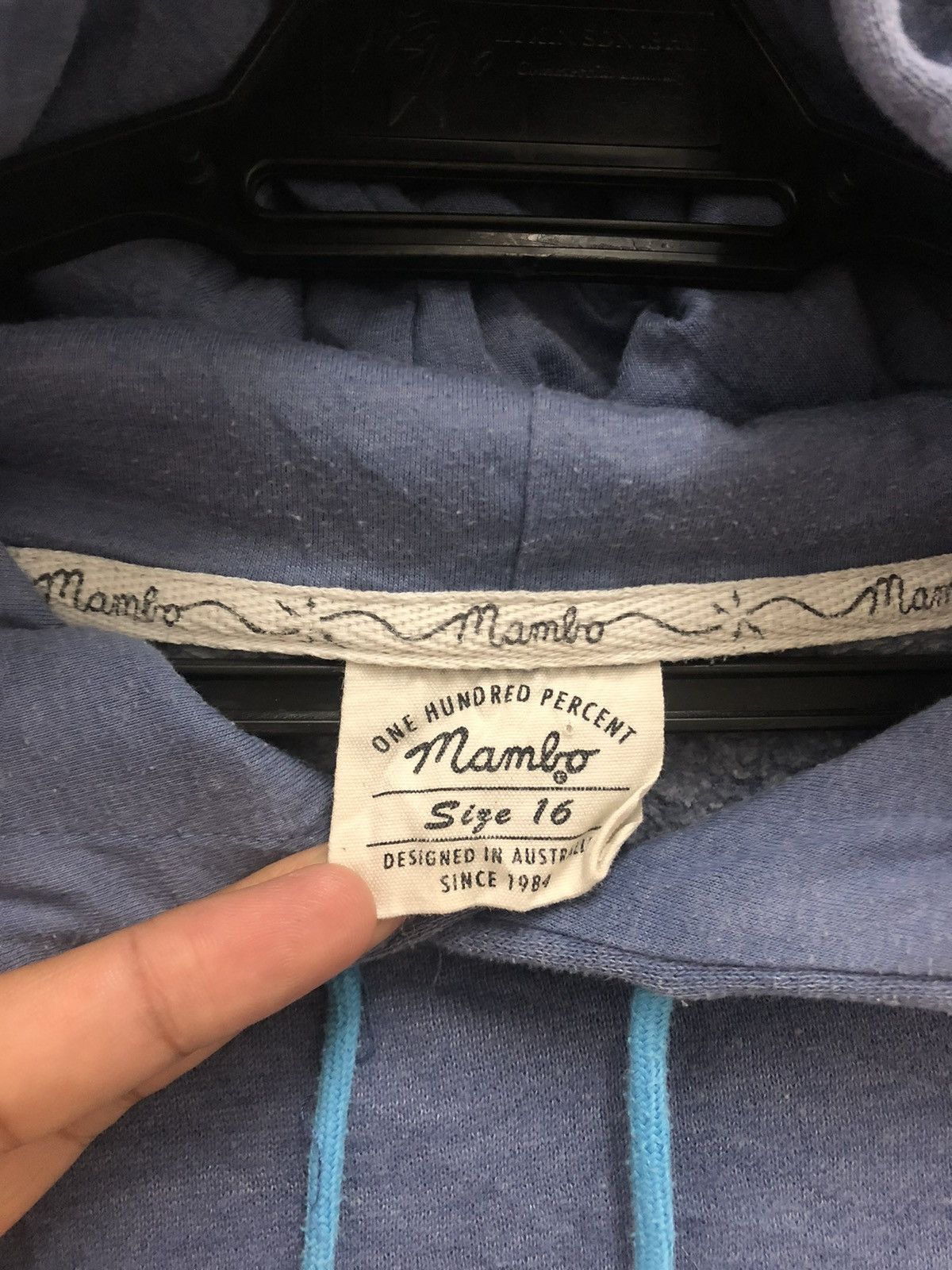 Mambo Rare MAMBO Spell Out Big Logo Hooded Sweater Size US M / EU 48-50 / 2 - 4 Thumbnail