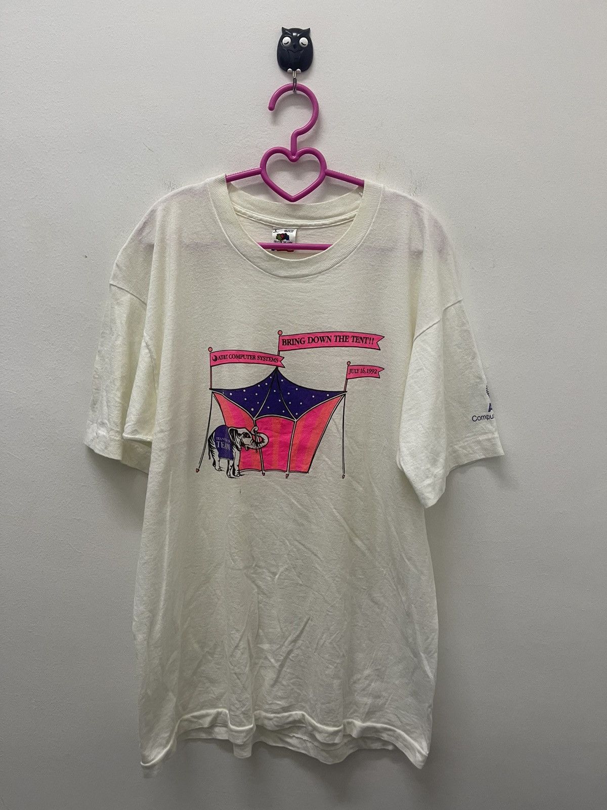 Fruit Of The Loom Rare 90s Vintage AT&T Computer Systems Technology Promo Tee Size US L / EU 52-54 / 3 - 1 Thumbnail