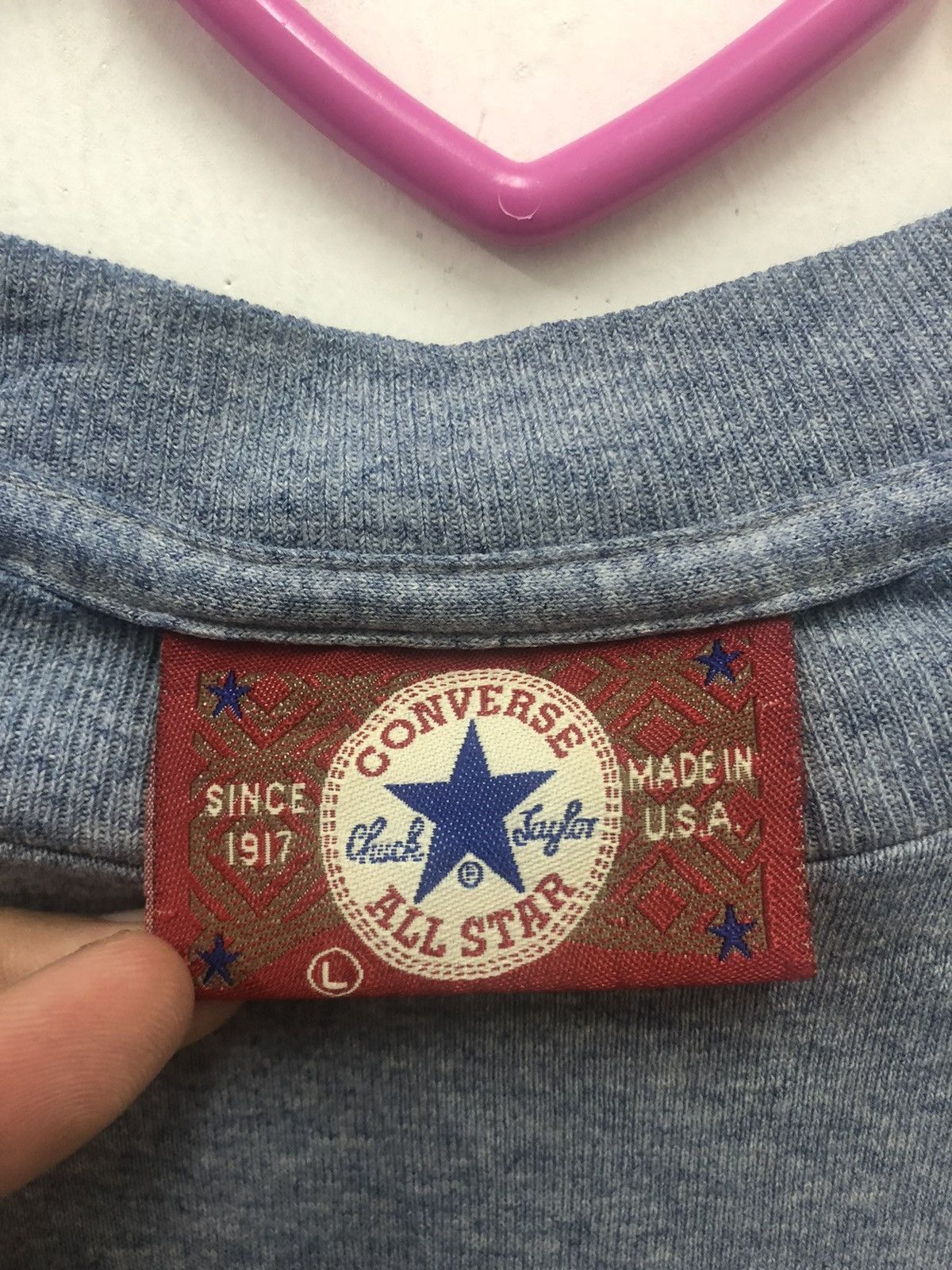 Converse Vintage CONVERSE ALL STAR CHUCK TAYLOR Single Pocket Tee Size US L / EU 52-54 / 3 - 7 Thumbnail