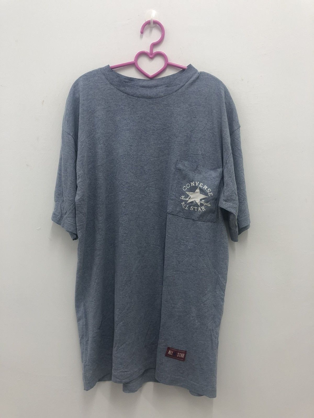 Converse Vintage CONVERSE ALL STAR CHUCK TAYLOR Single Pocket Tee Size US L / EU 52-54 / 3 - 1 Thumbnail