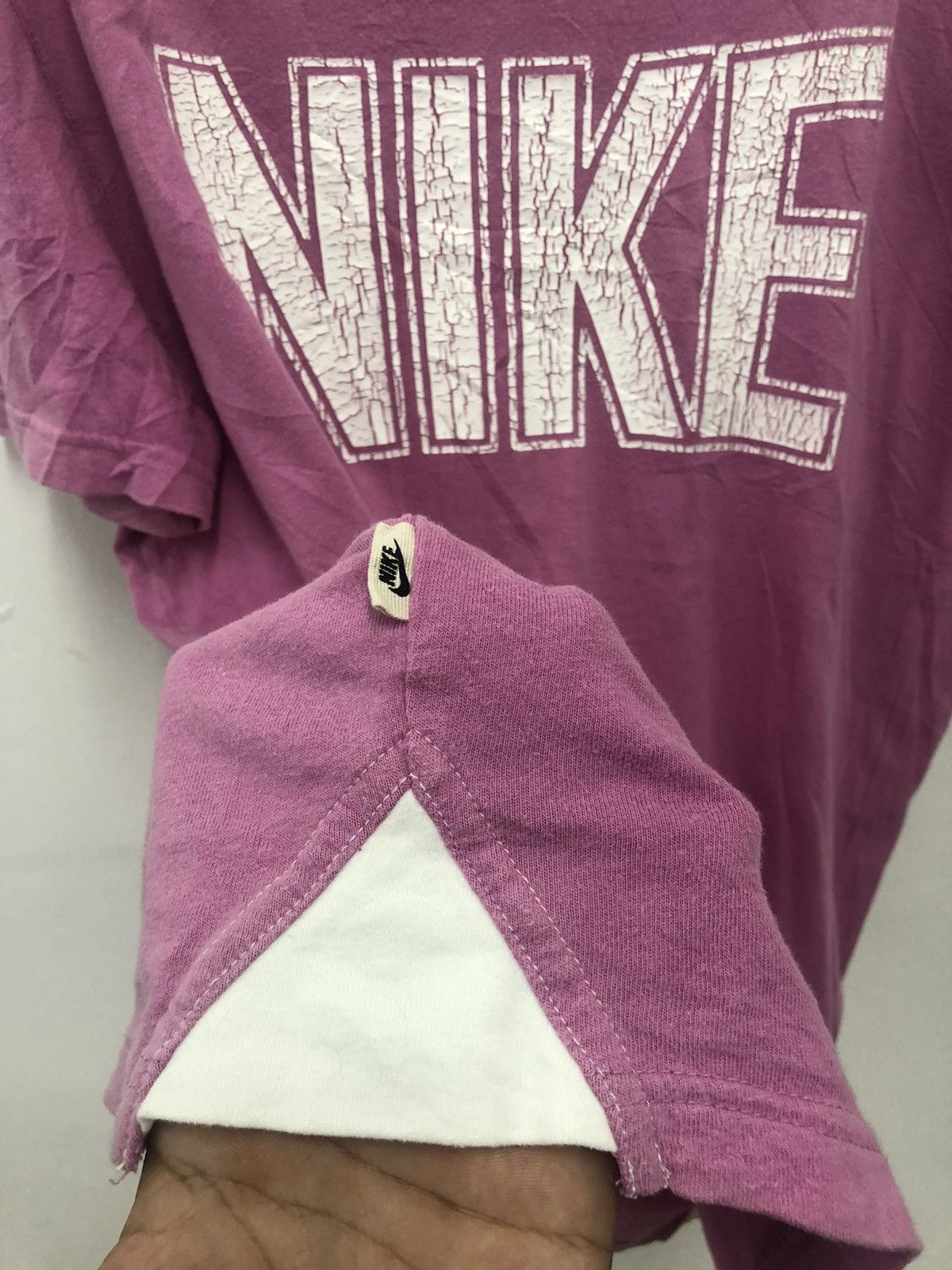 Nike Rare NIKE Spell Out Shirt Size US M / EU 48-50 / 2 - 4 Thumbnail