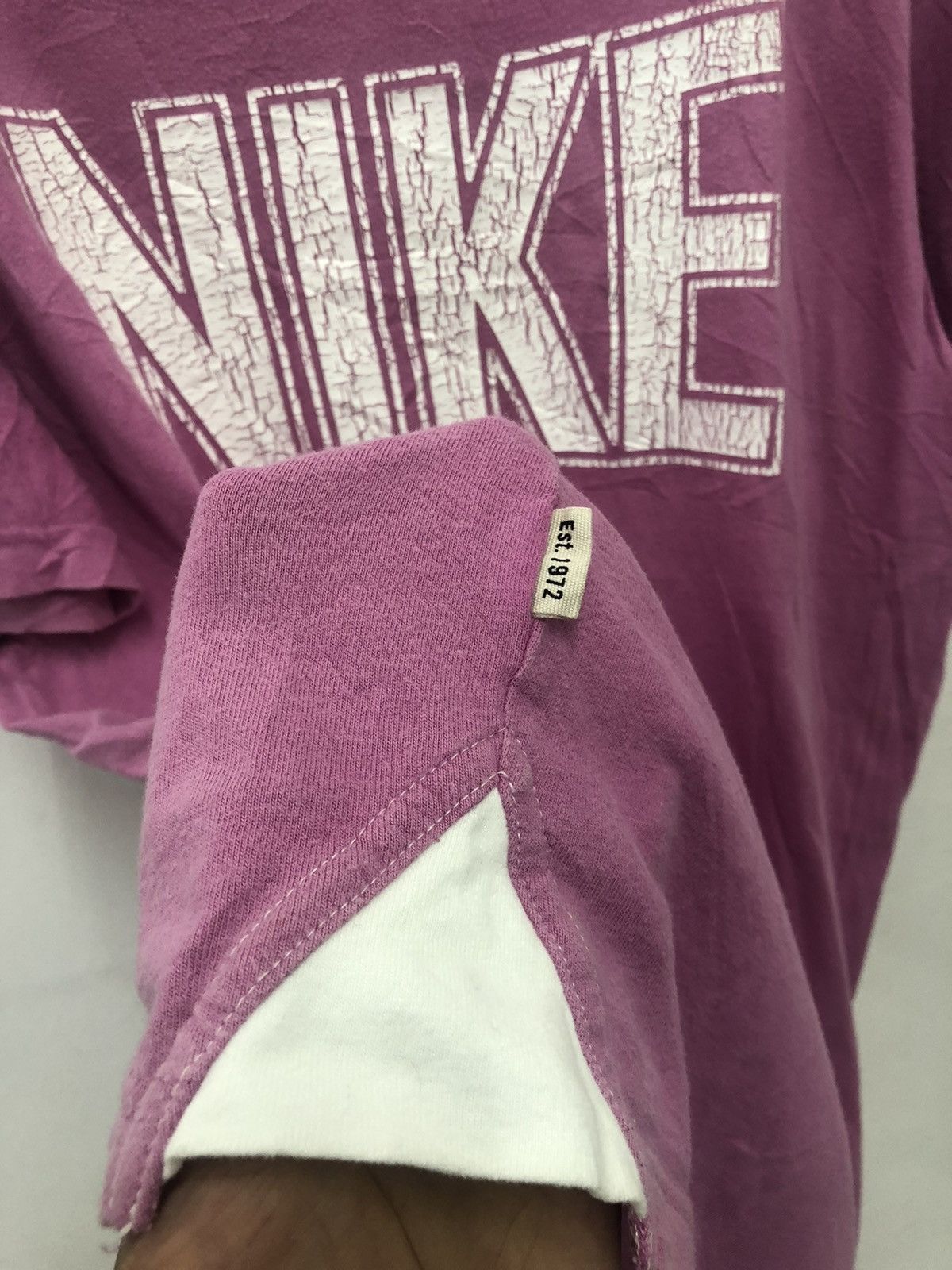Nike Rare NIKE Spell Out Shirt Size US M / EU 48-50 / 2 - 3 Thumbnail